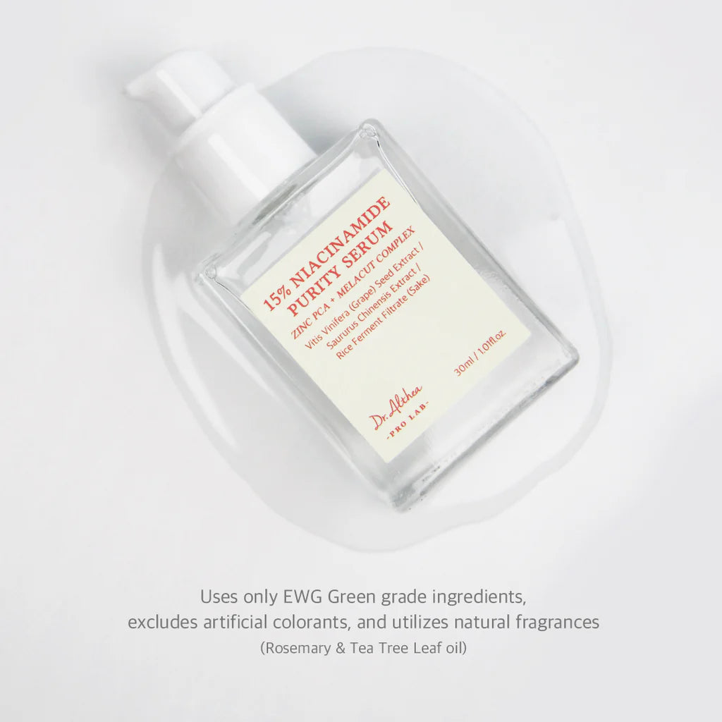 Dr. Althea 15% Niacinamide Purity Serum — promotes a more even skin tone