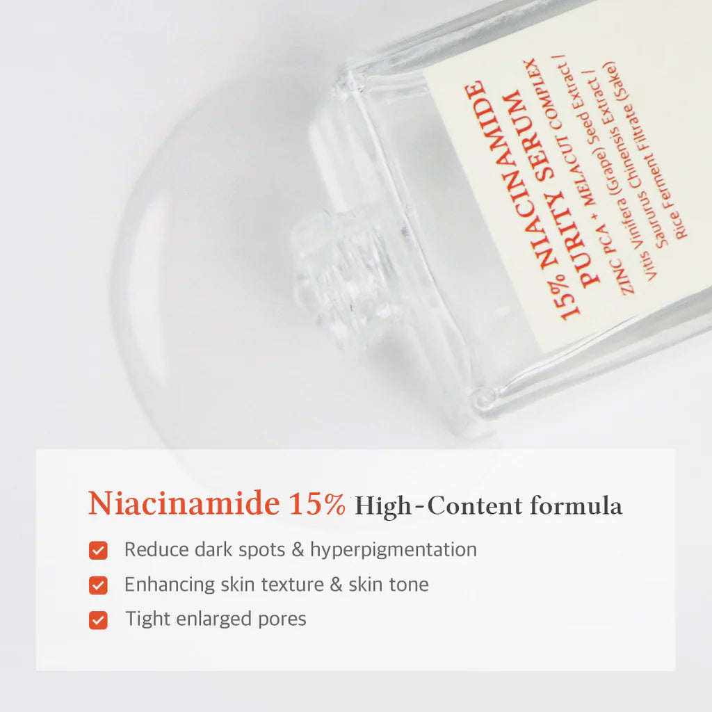 Dr. Althea 15% Niacinamide Purity Serum — fades the look of dark spots