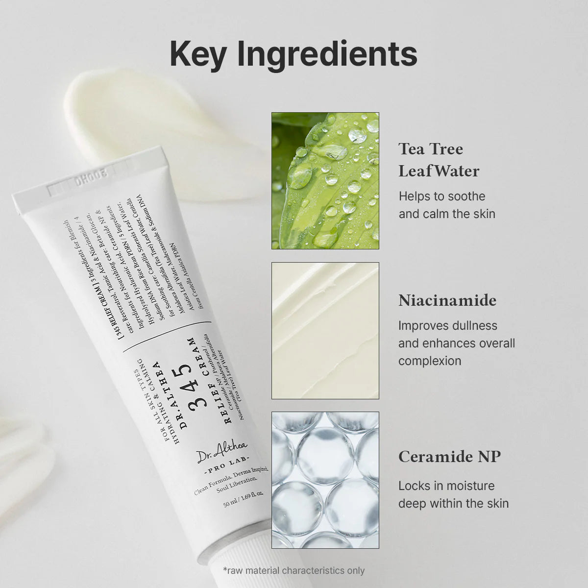 Dr. Althea 345 Relief Cream — strengthens the barrier with Centella care