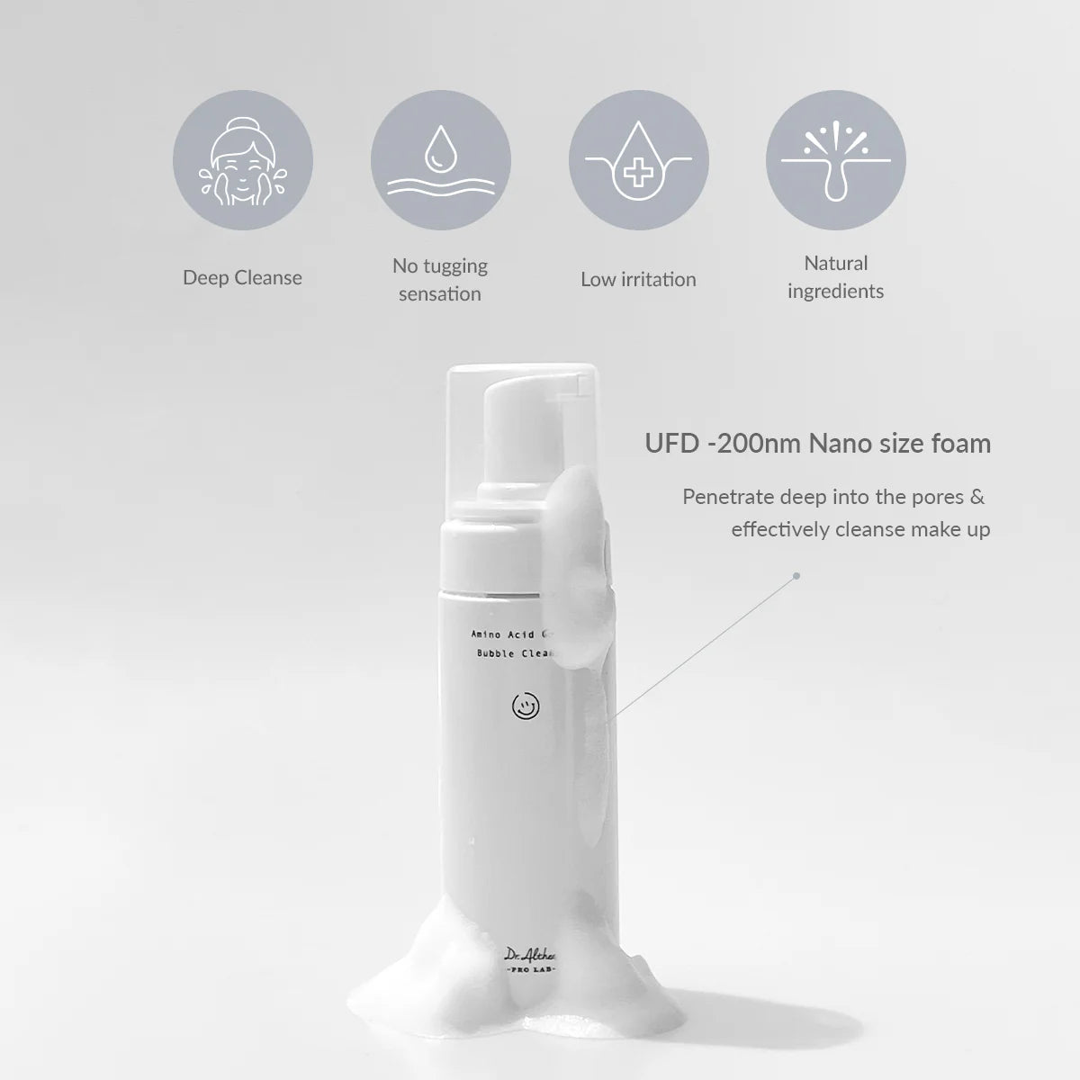 Dr. Althea Amino Acid Gentle Bubble Cleanser — low-pH formula that respects the skin barrier