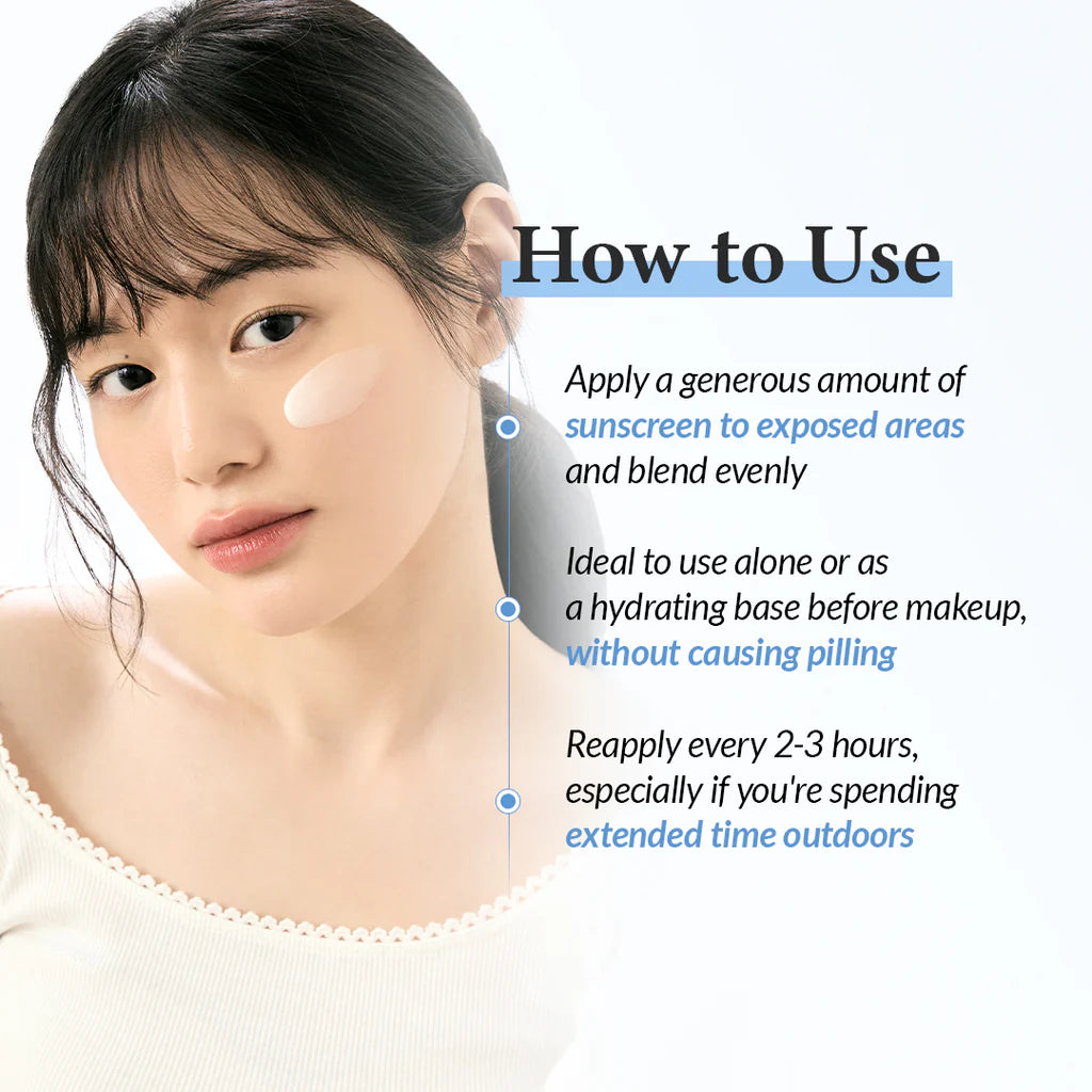 Dr. Althea Aqua Glowing Sunscreen — key protective ingredients