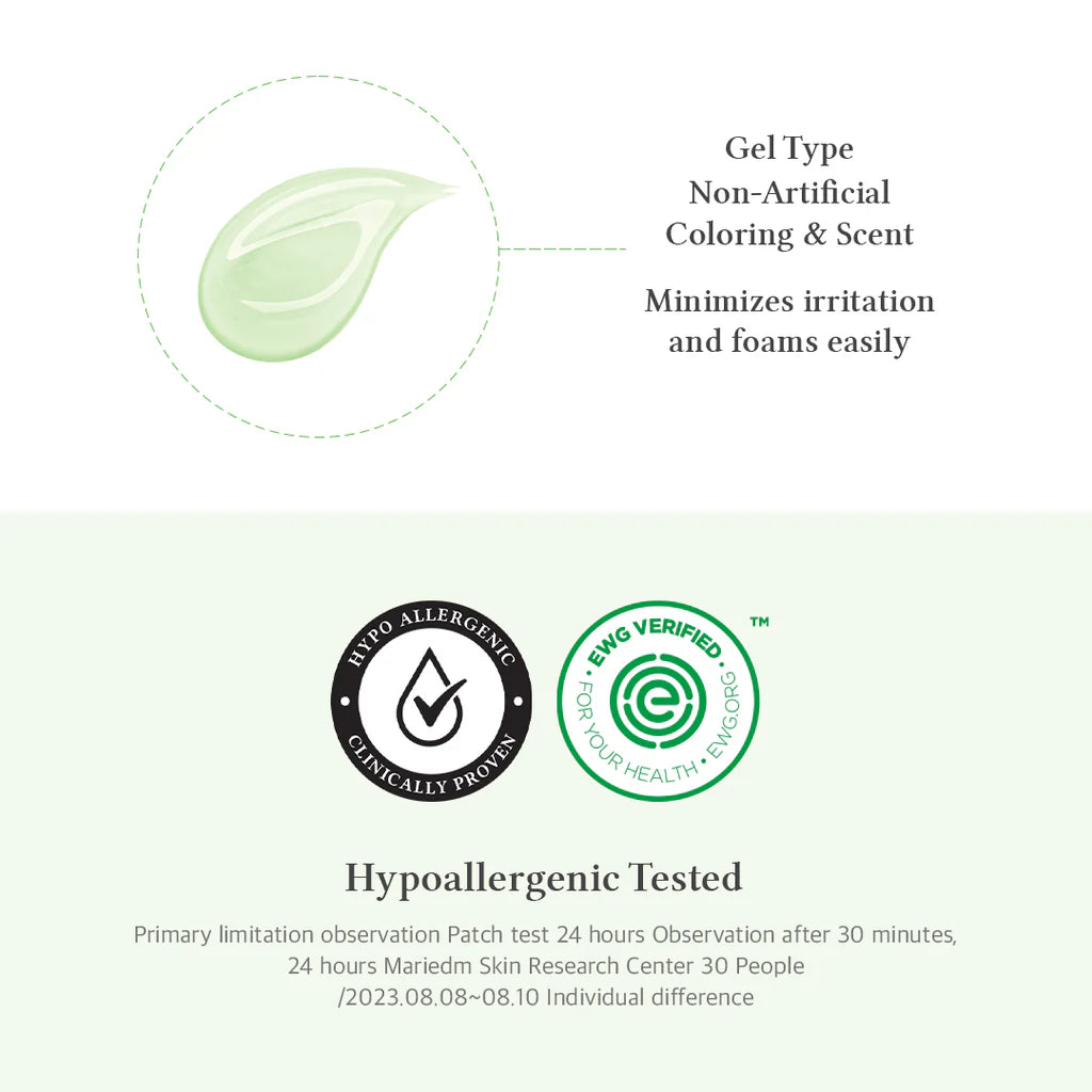 Dr. Althea Green Relief Amino Gel Cleanser — rinses clean with no tight feeling