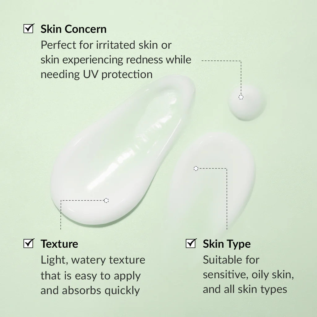 Dr. Althea Green Tea Fresh Sunscreen — green tea helps calm the skin