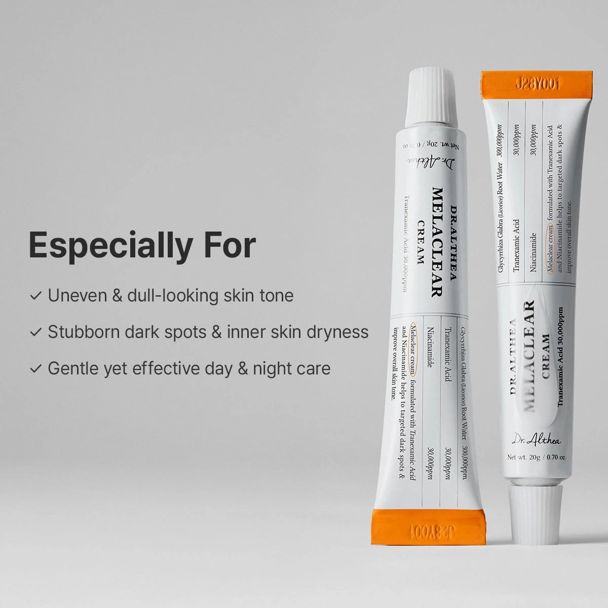 Dr. Althea Melaclear Cream — lightweight, fast-absorbing