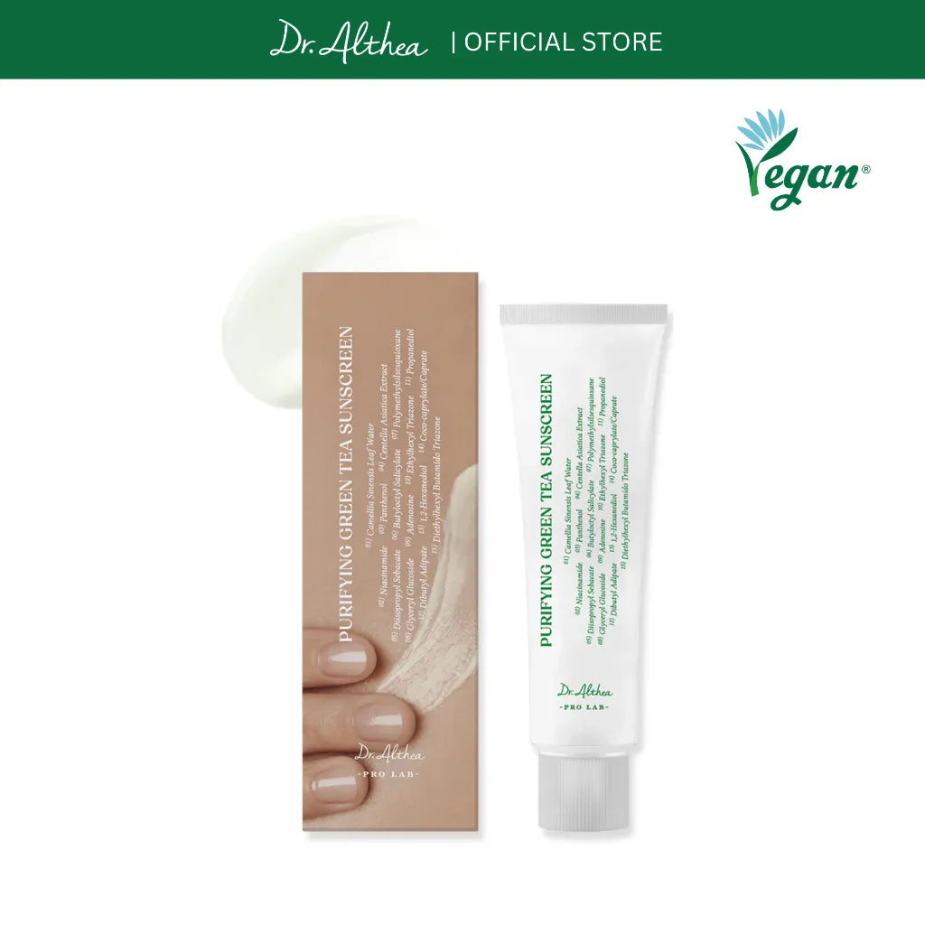 Dr. Althea Purifying Green Tea Sunscreen — daily SPF with green tea for oily skin