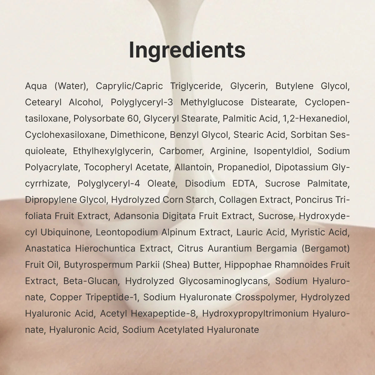 Dr. Althea Rapid Firm Sculpting Cream — key firming ingredients