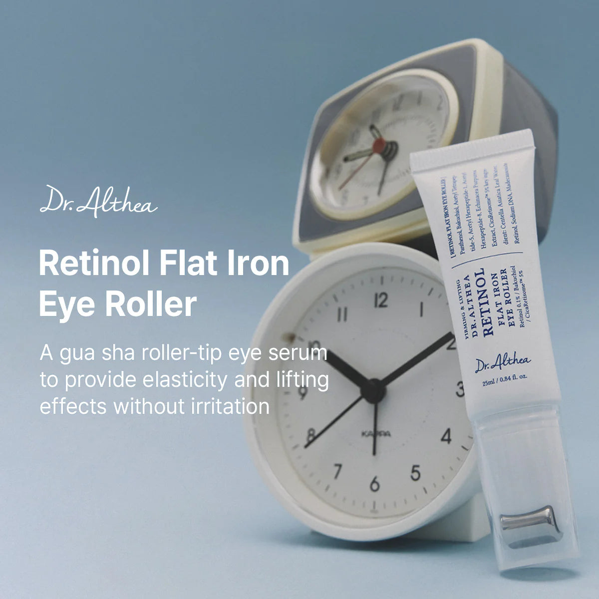 Dr. Althea Retinol Flat Iron Eye Roller — de-puffs the under-eye area