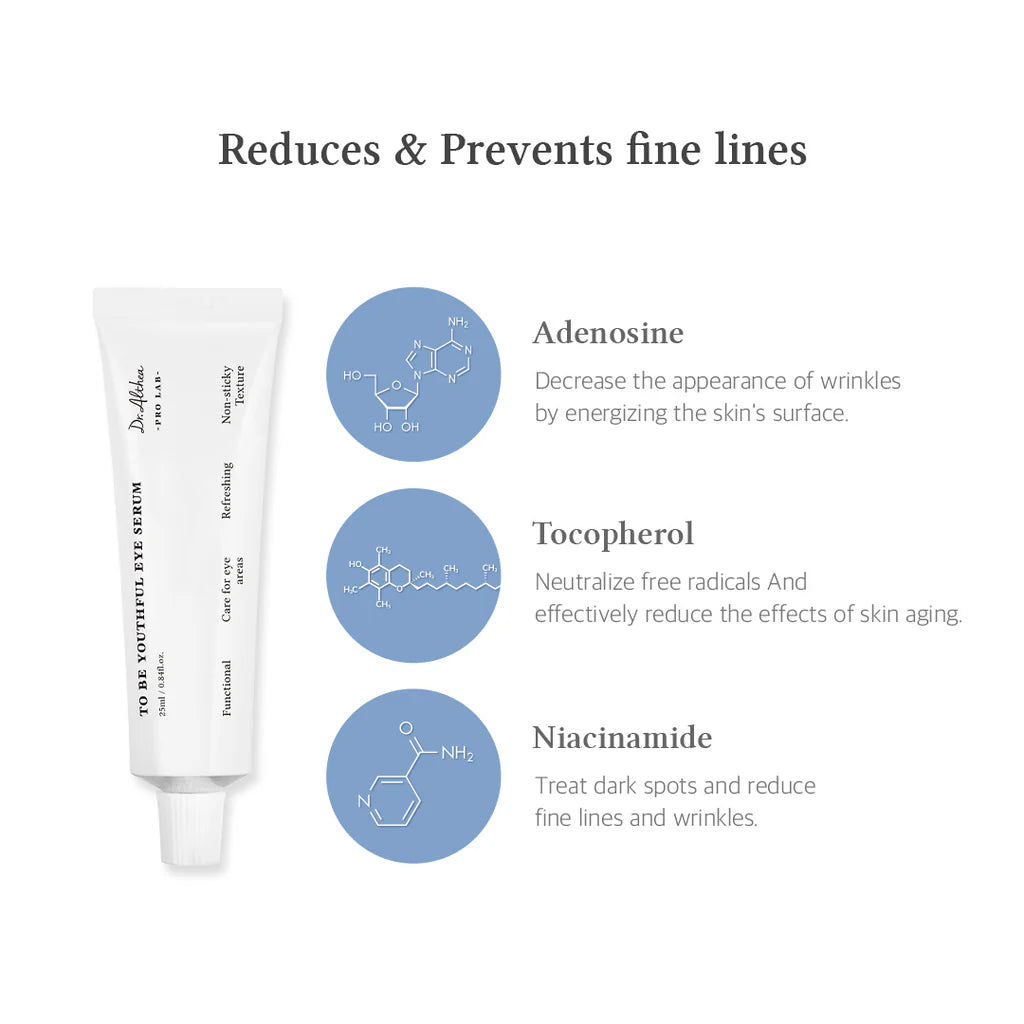 Dr. Althea To Be Youthful Eye Serum — helps reduce the look of puffiness