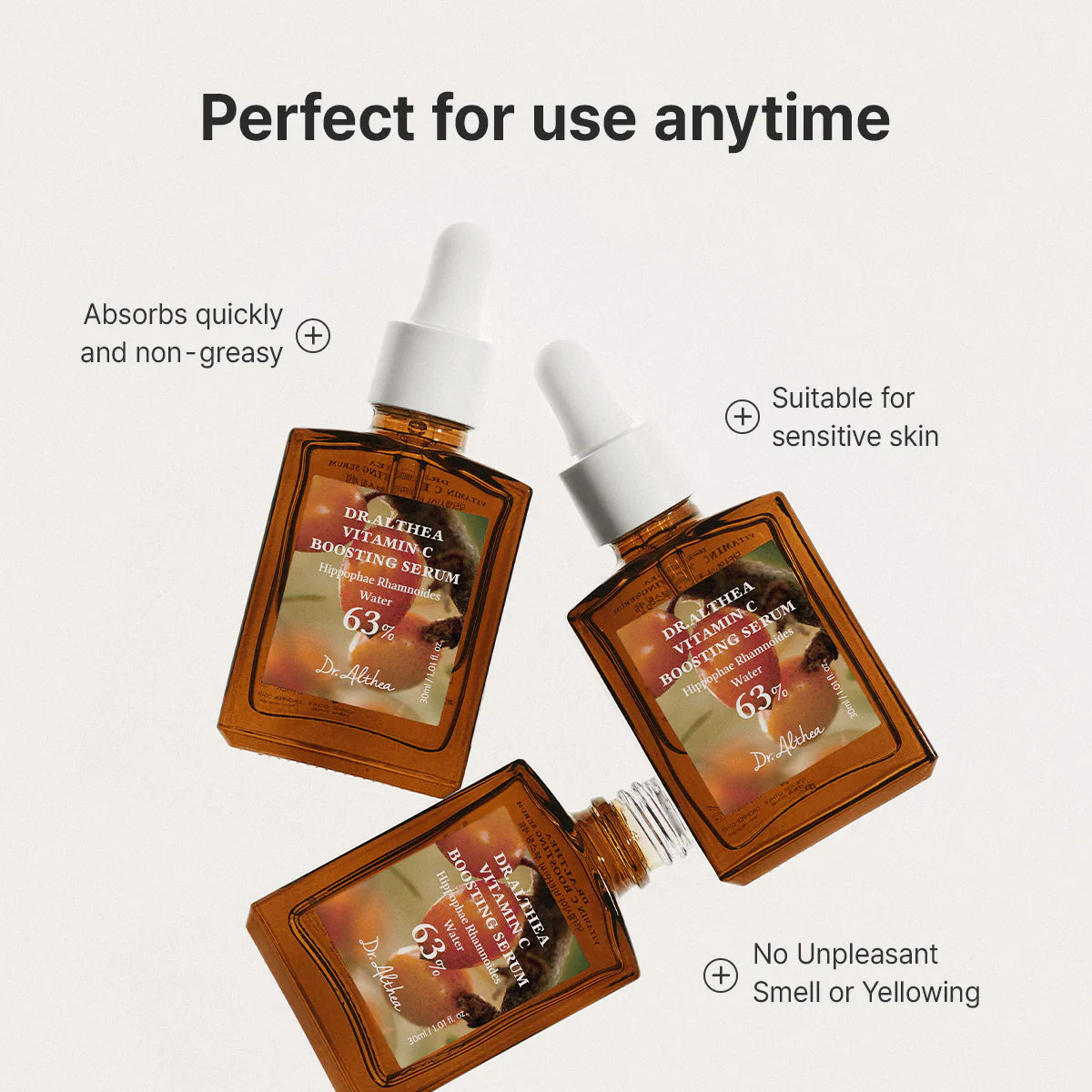 Dr. Althea Vitamin C Boosting Serum — silky texture that layers under moisturizer