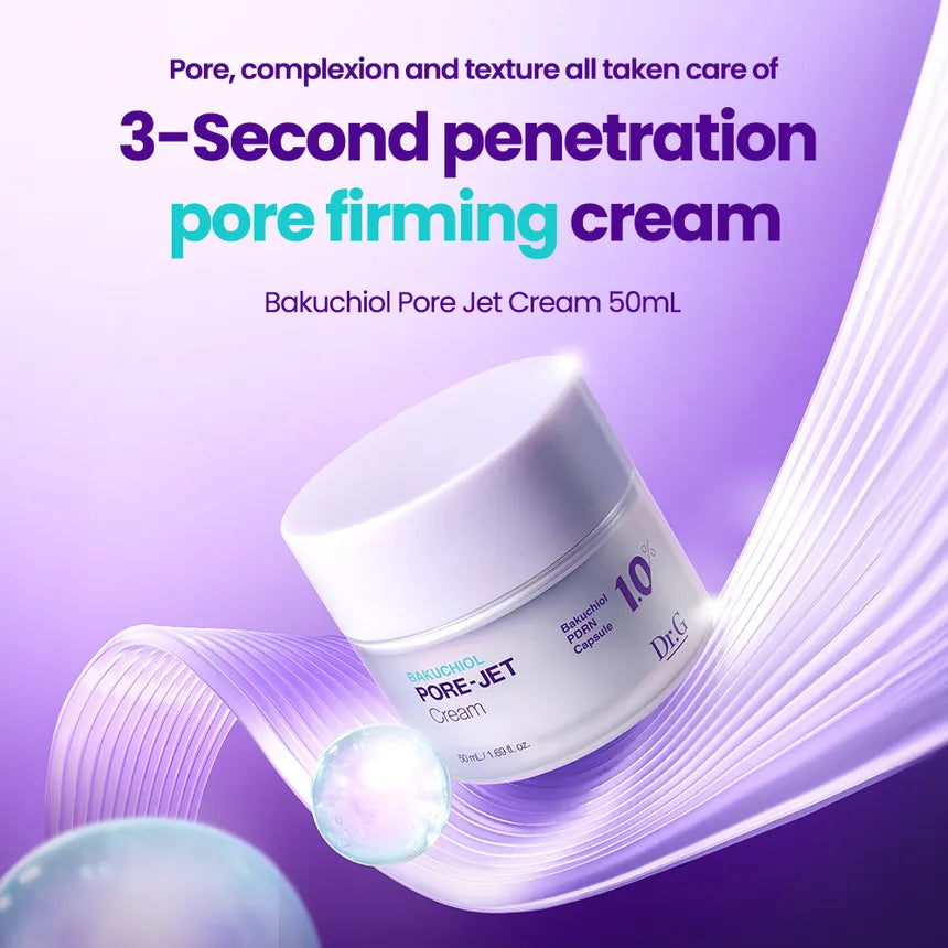 Dr.G RED Blemish Bakuchiol Pore-Jet Cream for smooth refined skin