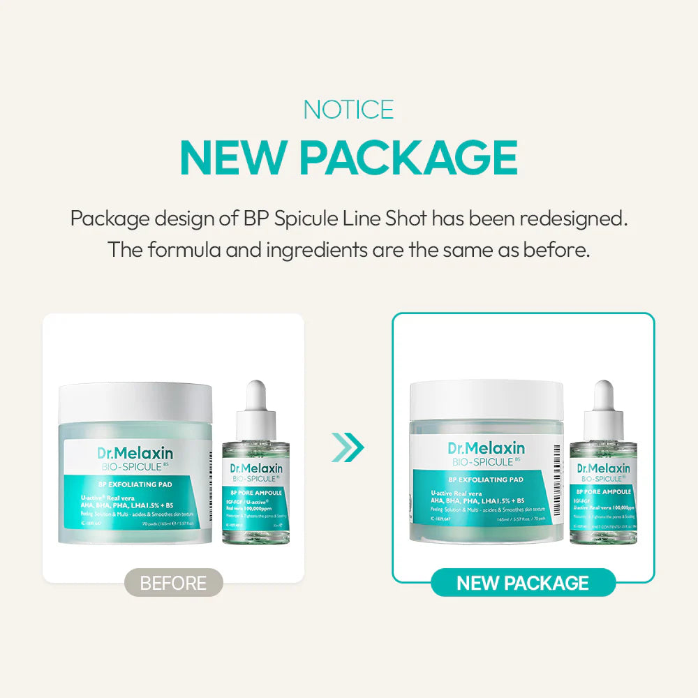 Dr.Melaxin Bio-Spicule BP Exfoliating Pad — pore care pads