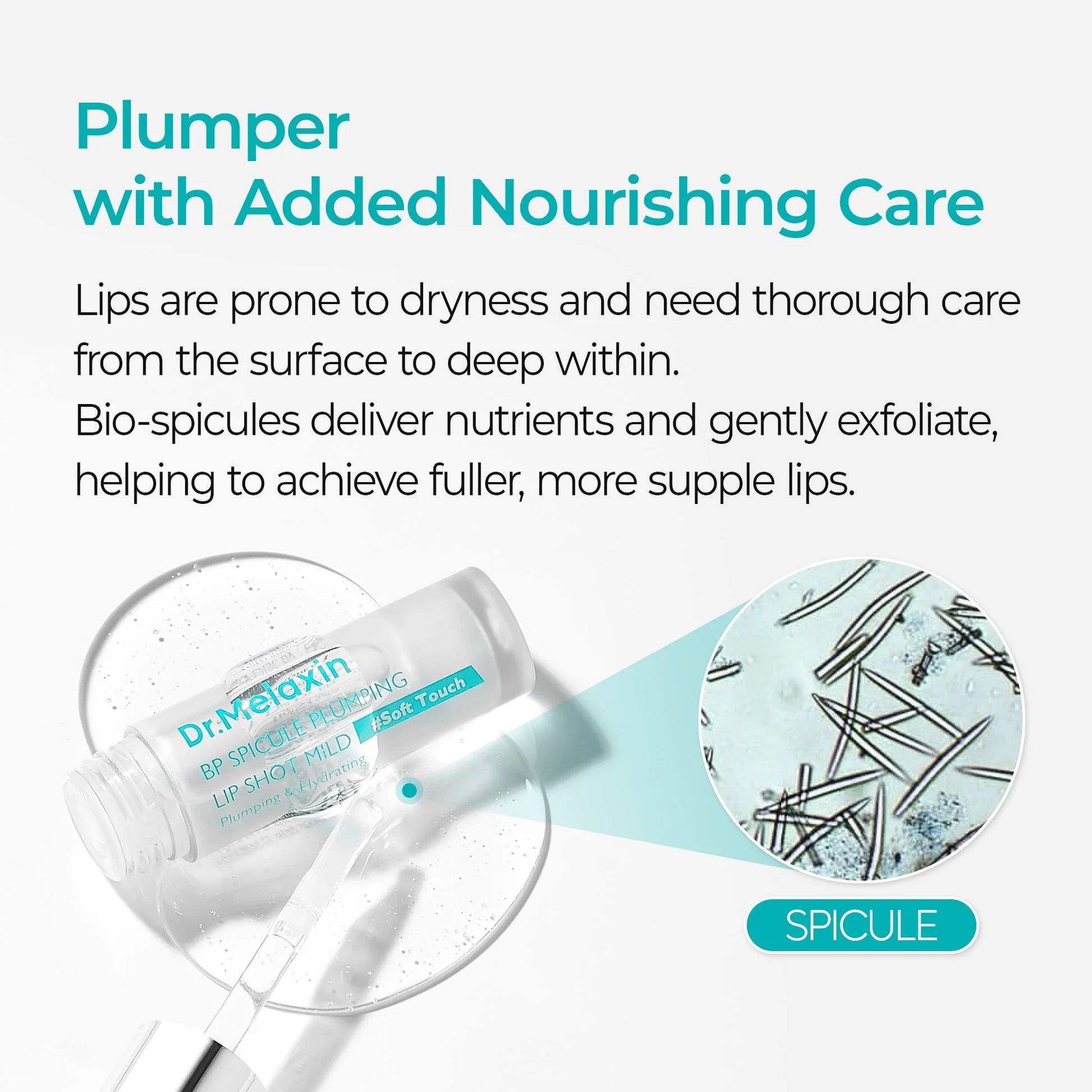 Dr.Melaxin BP Spicule Plumping Lip Shot – Mild — lip application