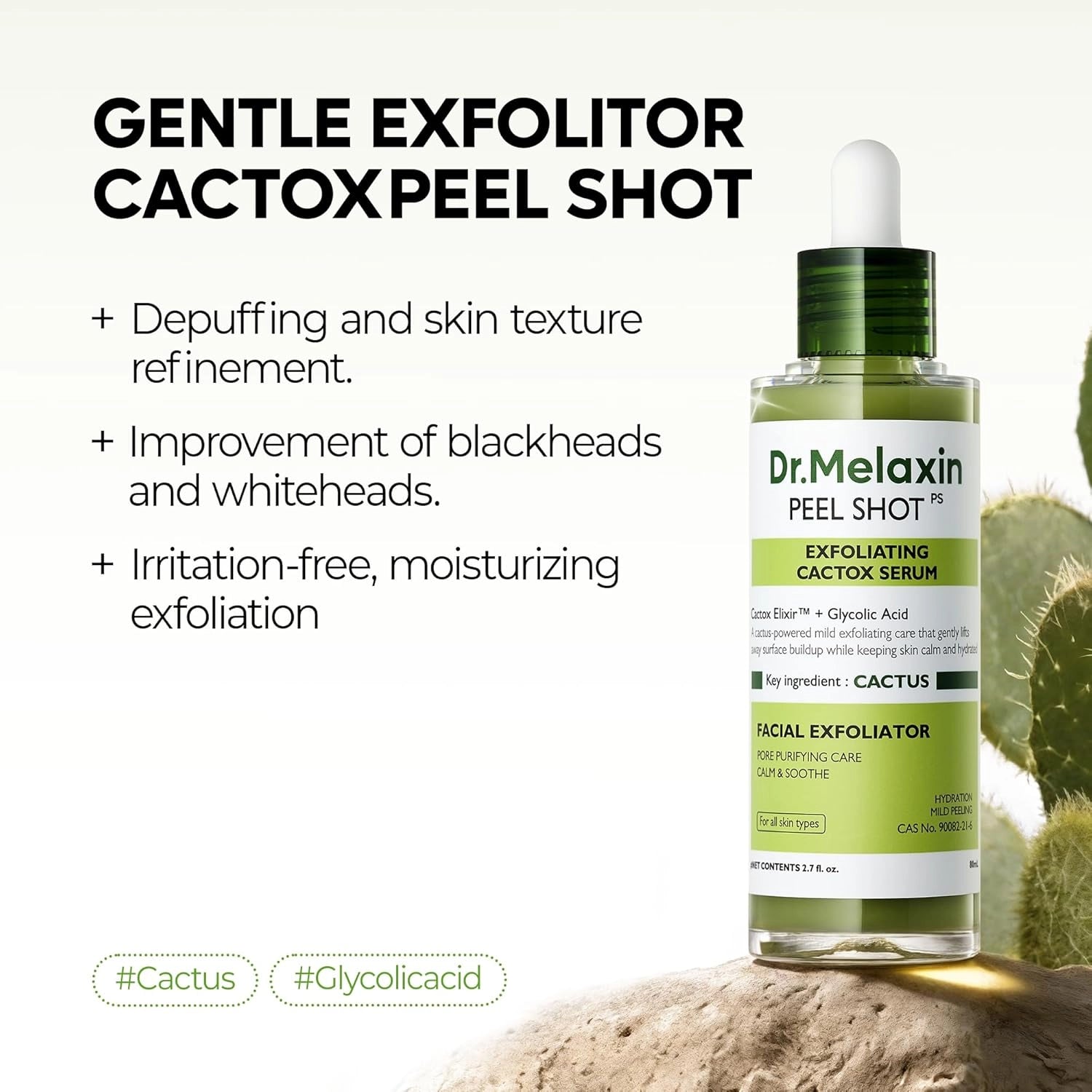Dr.Melaxin Cactox Exfoliating Peel Shot Serum — serum texture