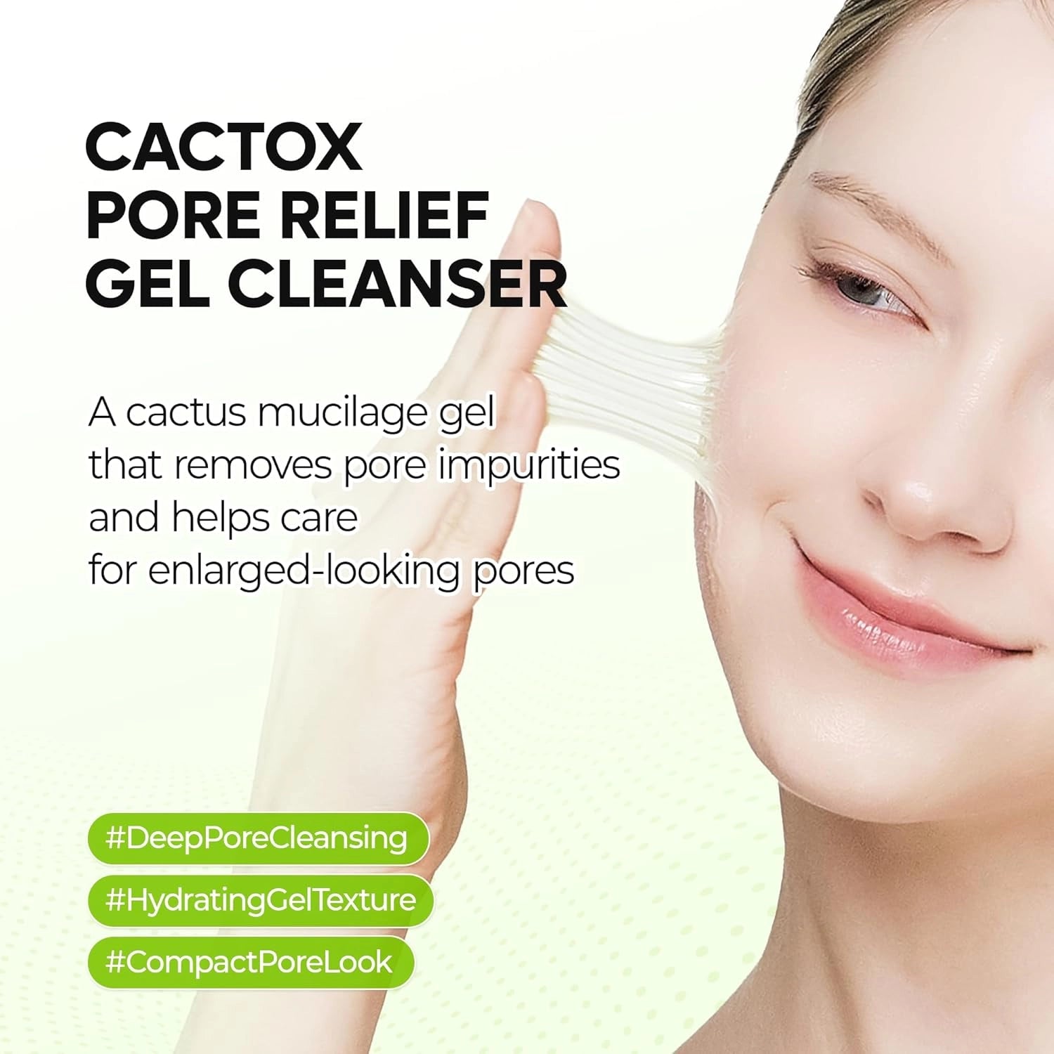 Dr.Melaxin Cactox Pore Relief Gel Cleanser — gel cleanser texture
