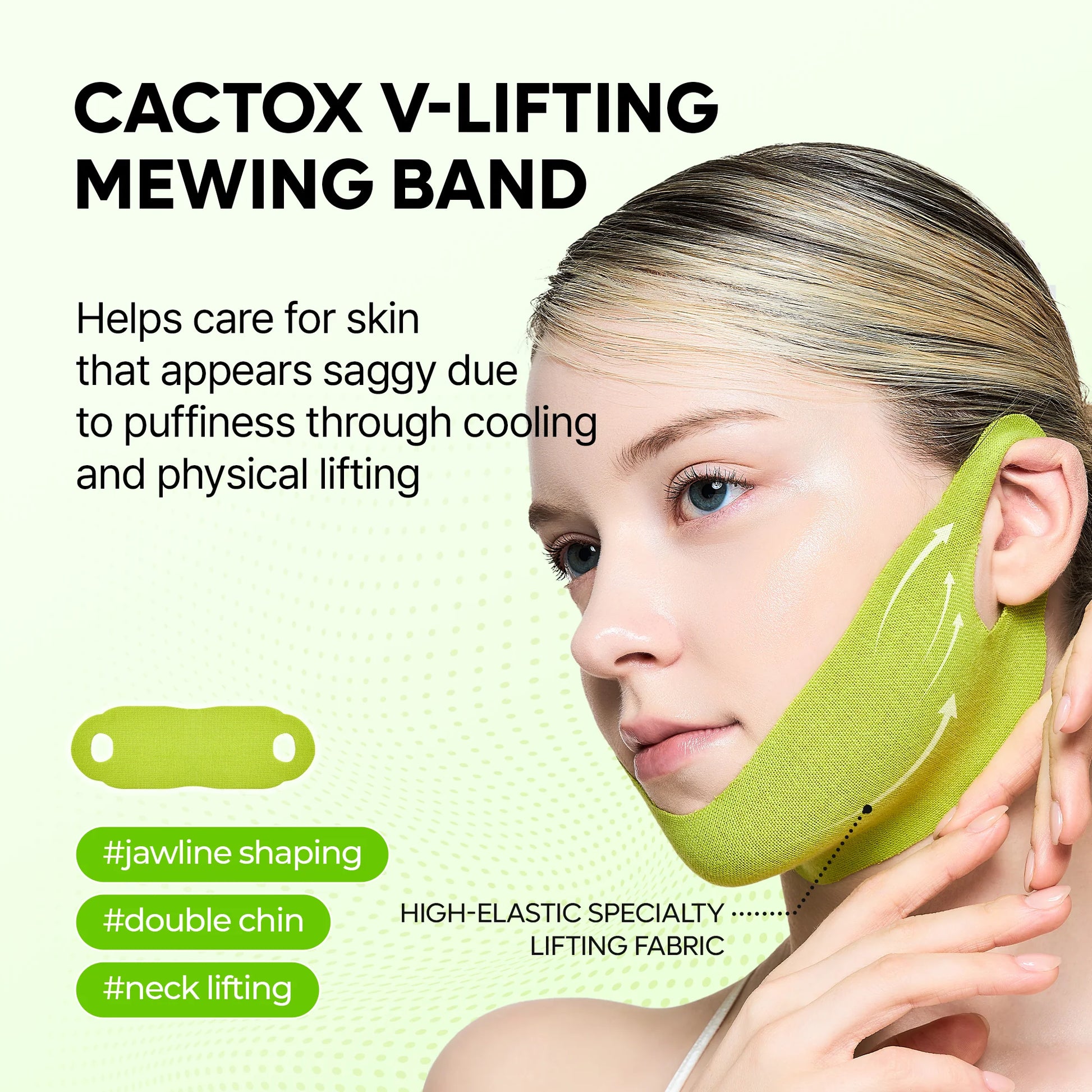 Dr.Melaxin Cactox V-Lifting Mewing Band — how to use