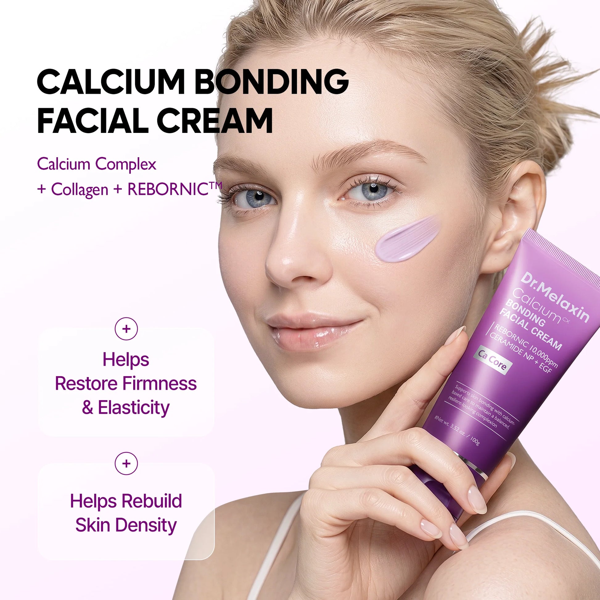 Dr.Melaxin Calcium Bonding Facial Cream — rich cream texture