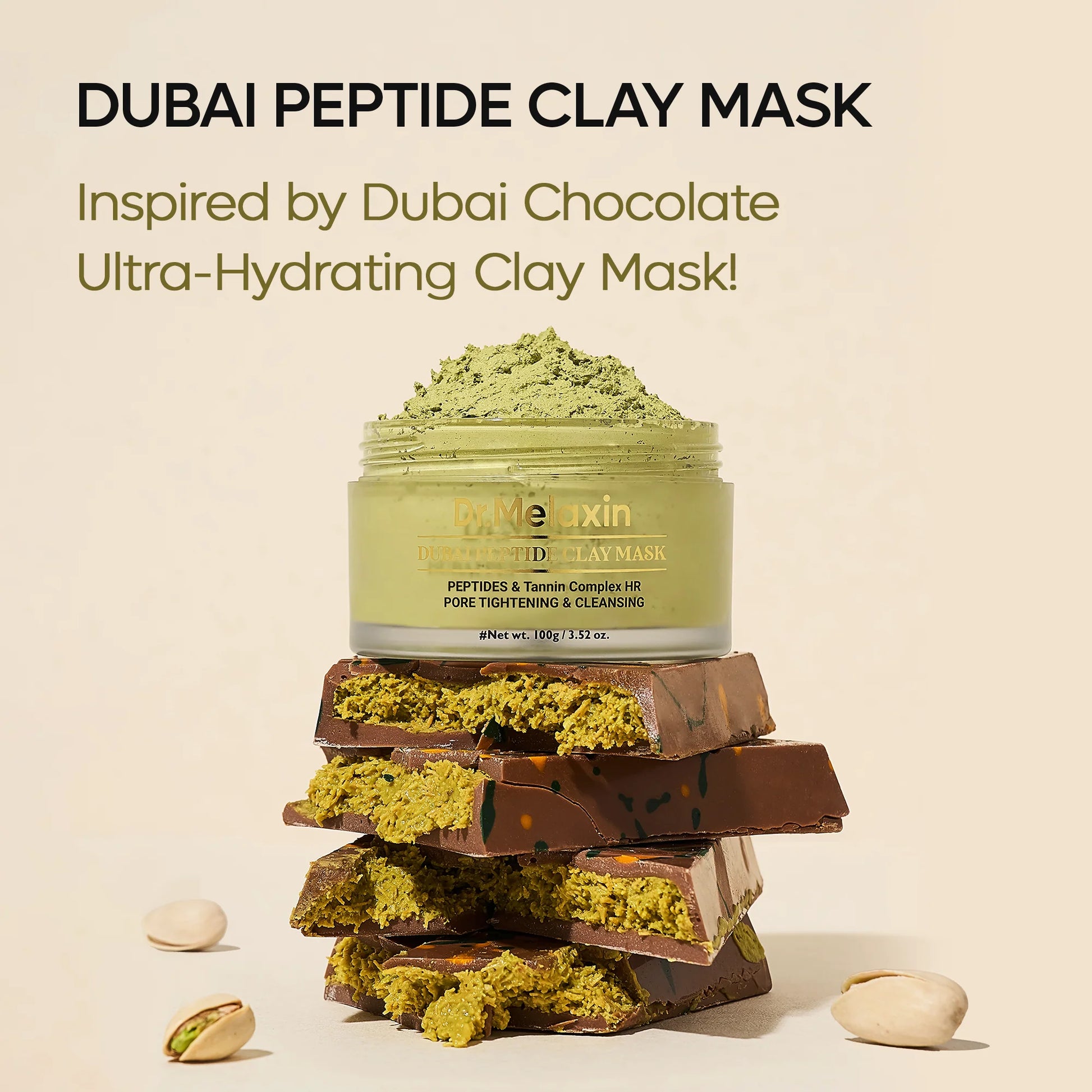 Dr.Melaxin Dubai Peptide Clay Mask — peptide complex