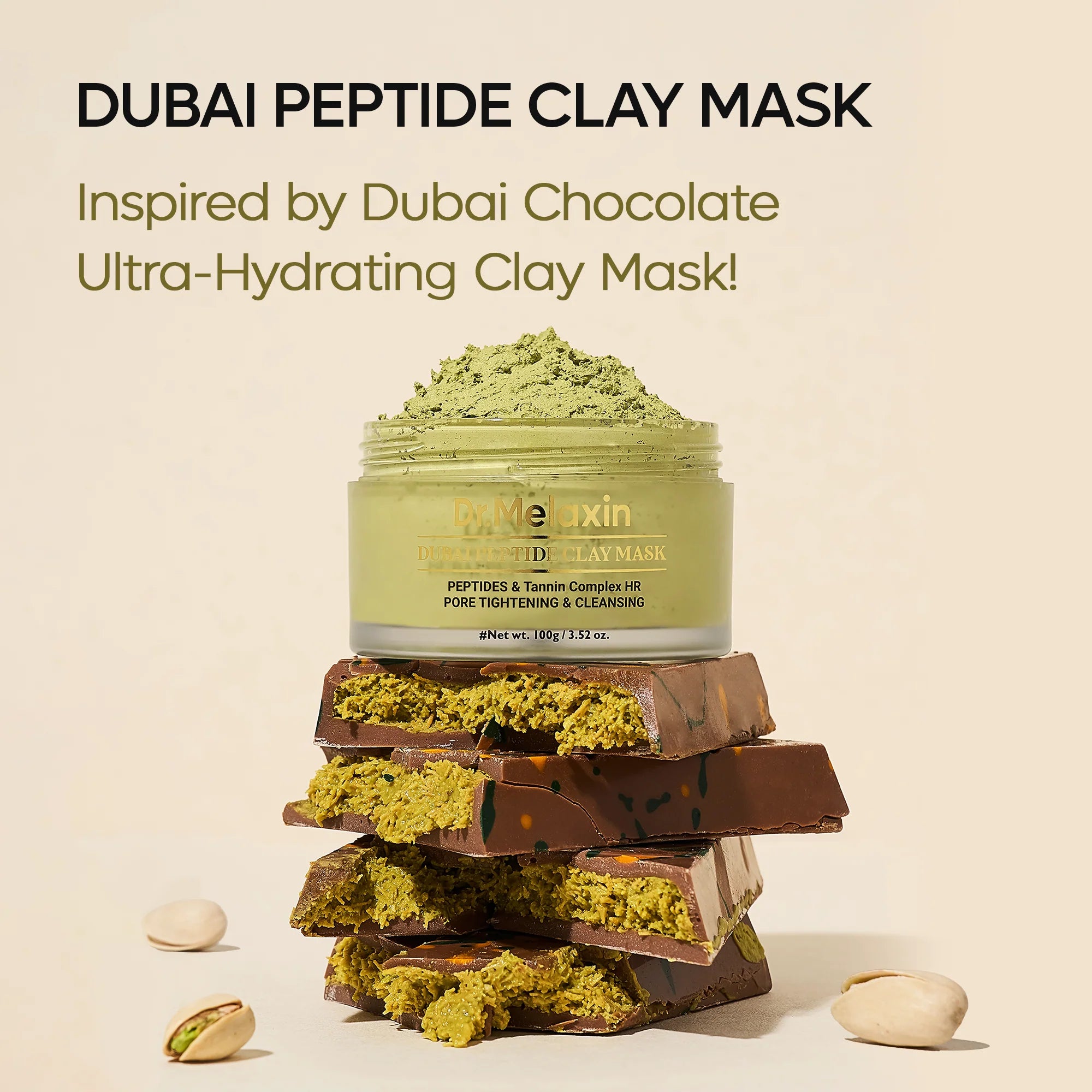 Dr.Melaxin Dubai Peptide Clay Mask — peptide complex