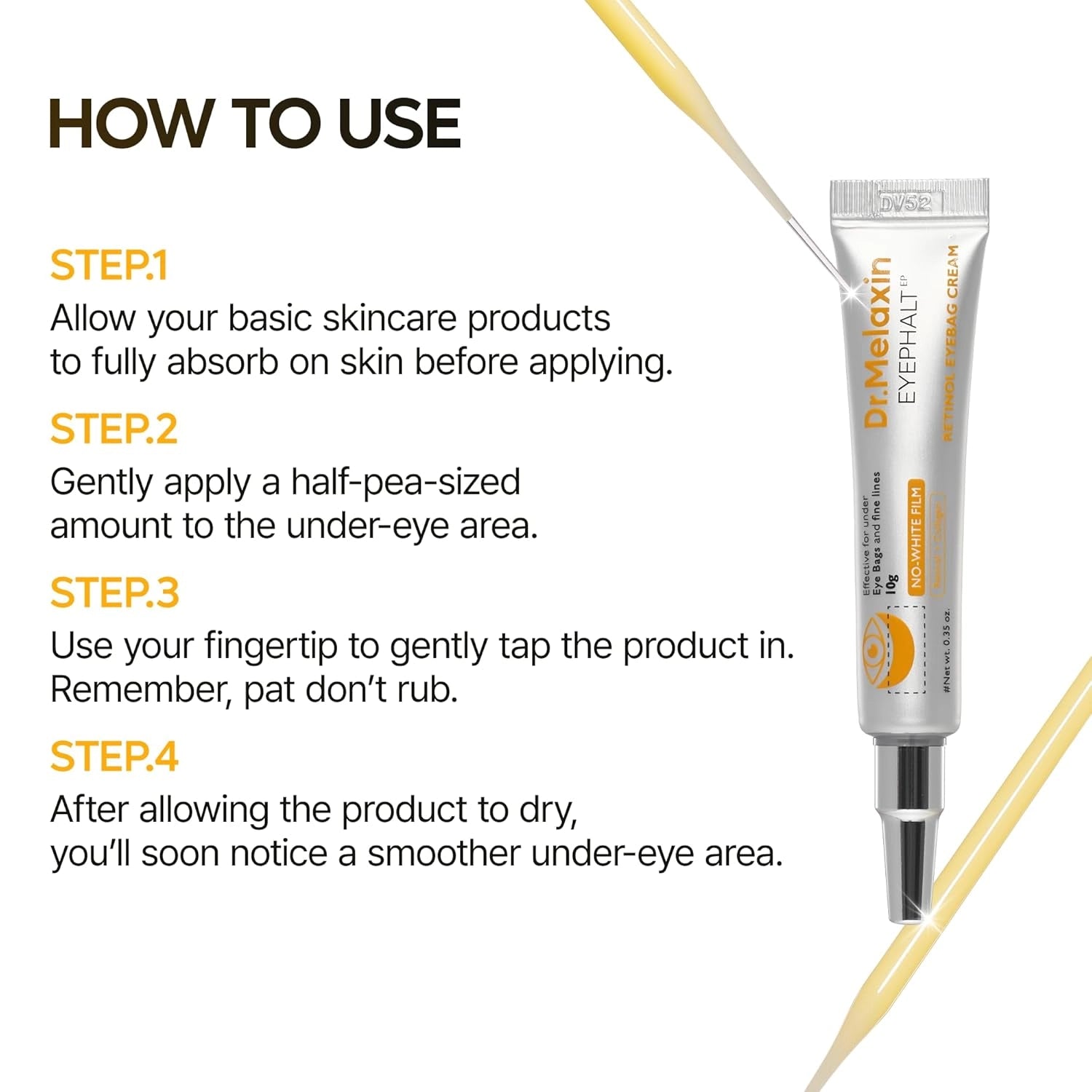 Dr.Melaxin Eyephalt Retinol Eyebag Cream — firmer brighter eyes