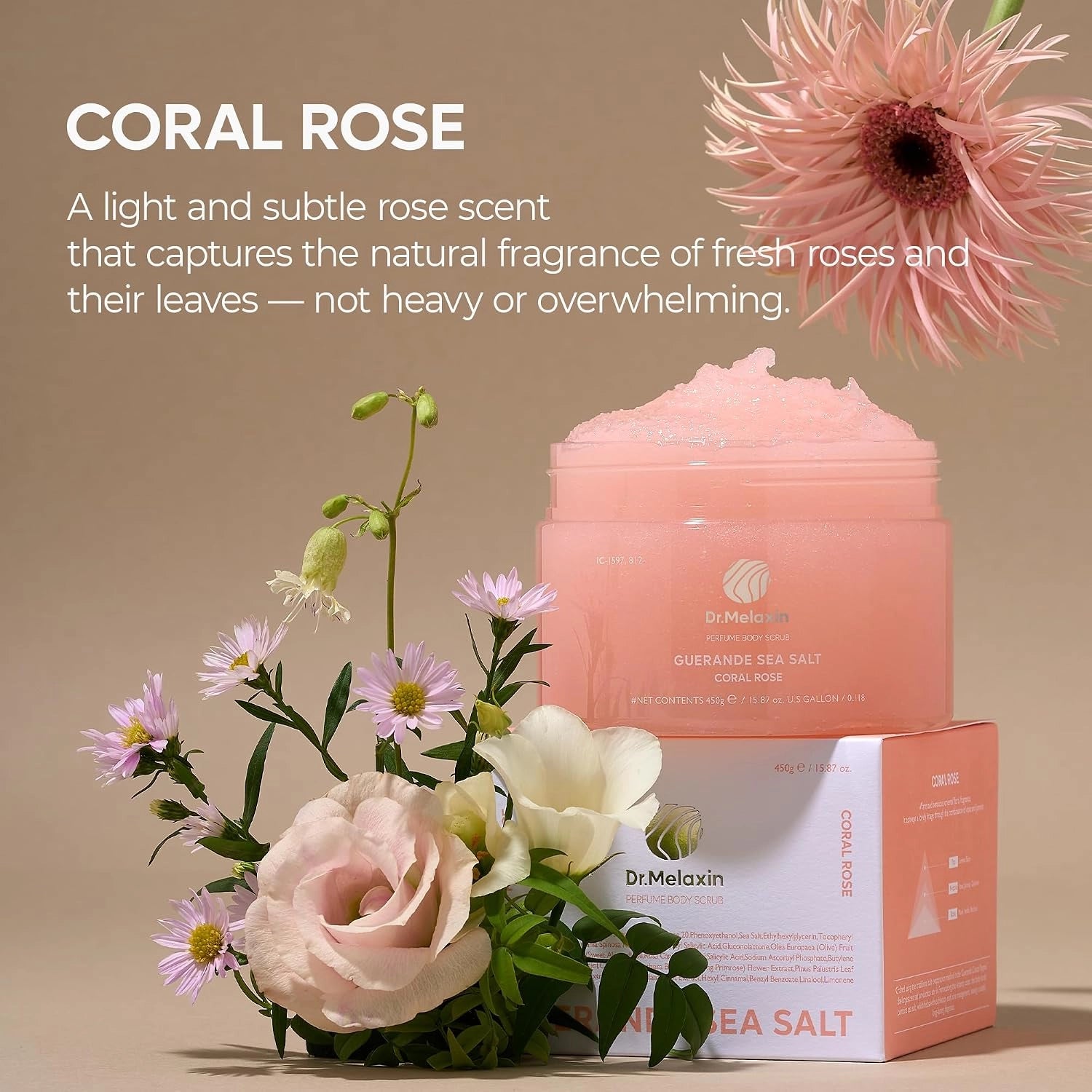 Dr.Melaxin Guerande Sea Salt Perfume Body Scrub — how to use