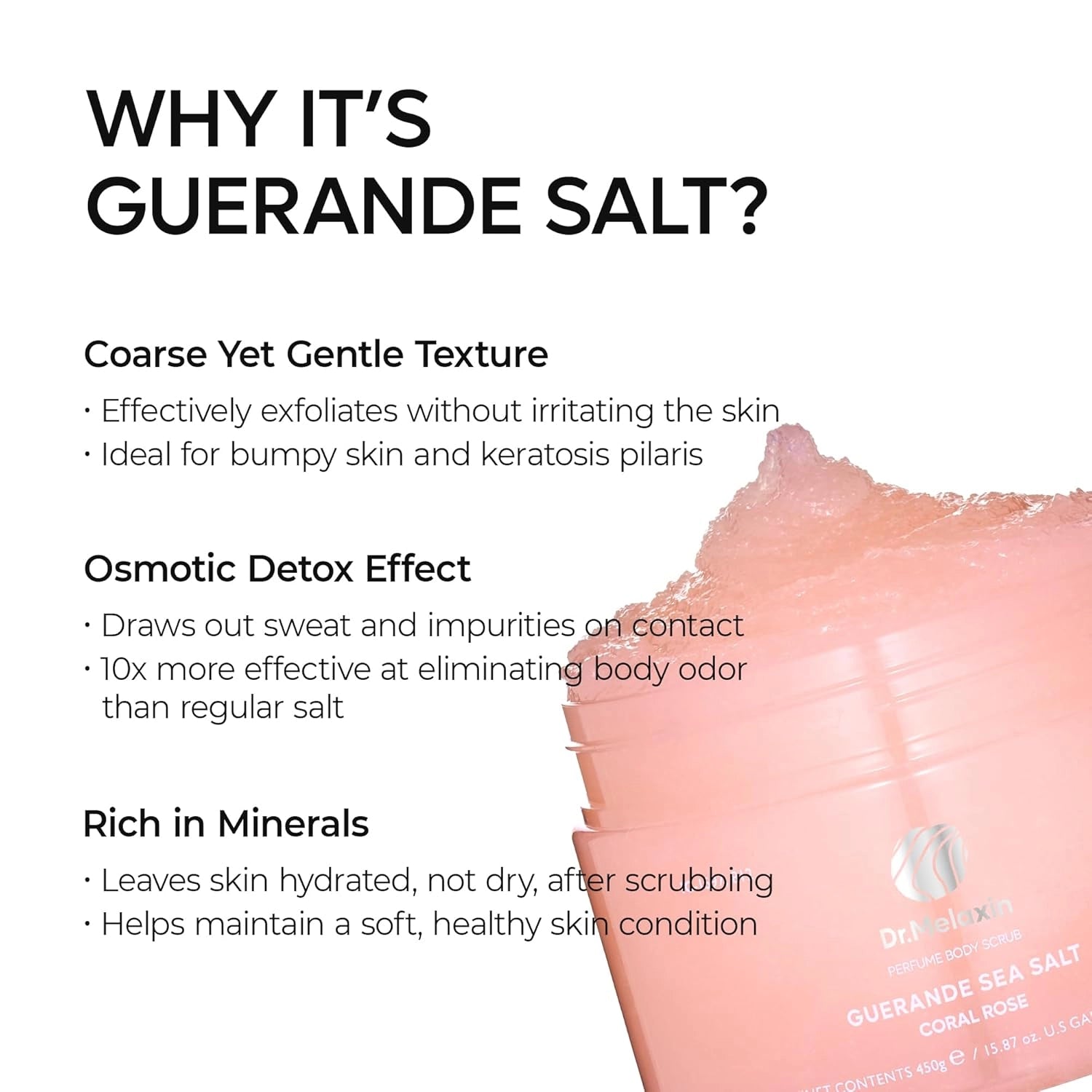 Dr.Melaxin Guerande Sea Salt Perfume Body Scrub — Guerande sea salt