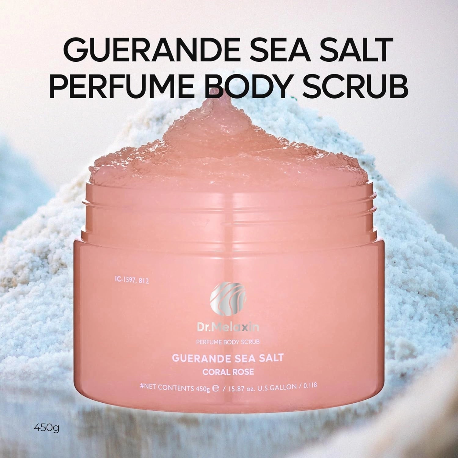 Dr.Melaxin Guerande Sea Salt Perfume Body Scrub — sea salt scrub texture