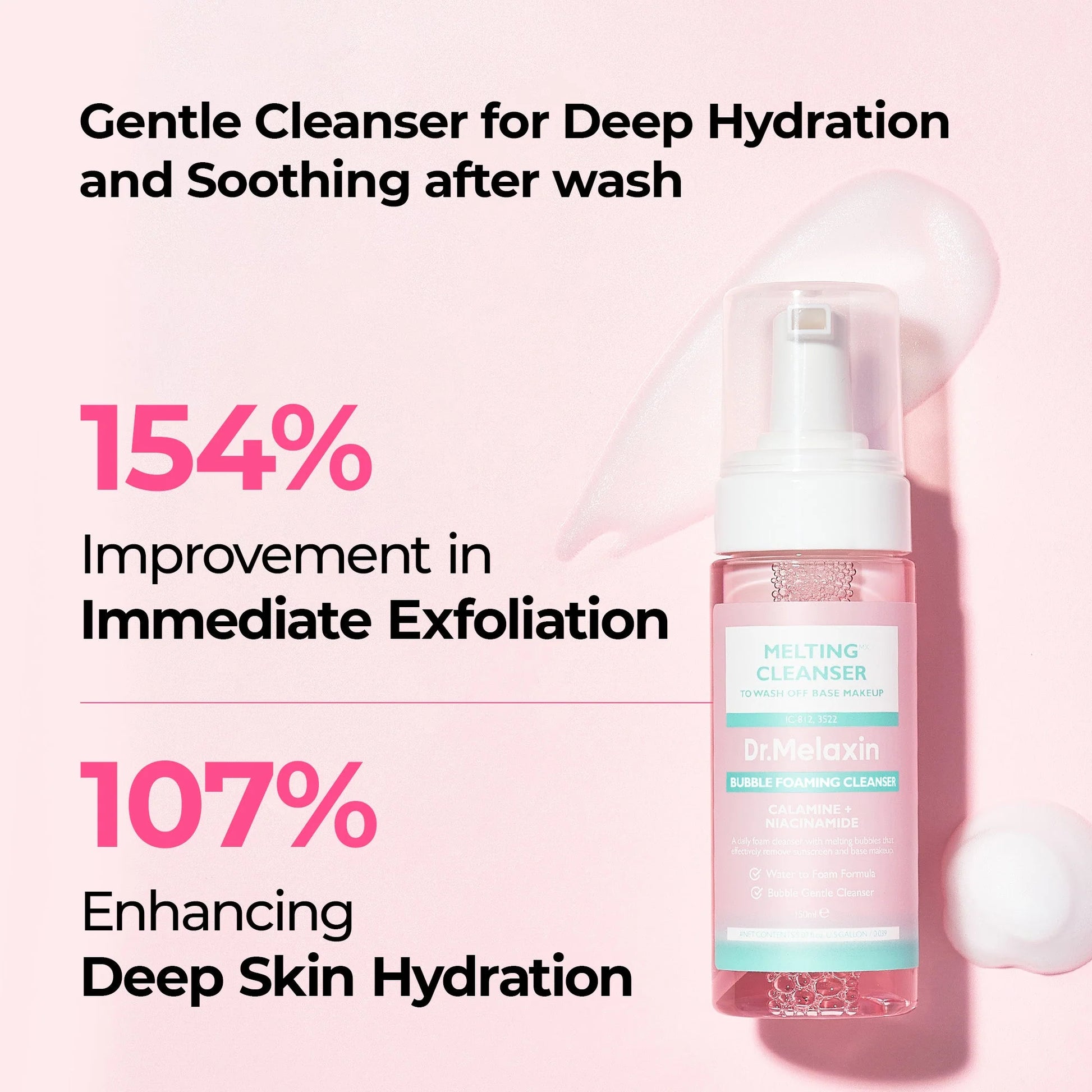 Dr.Melaxin Melting Cleanser Bubble Foam — clean soft skin