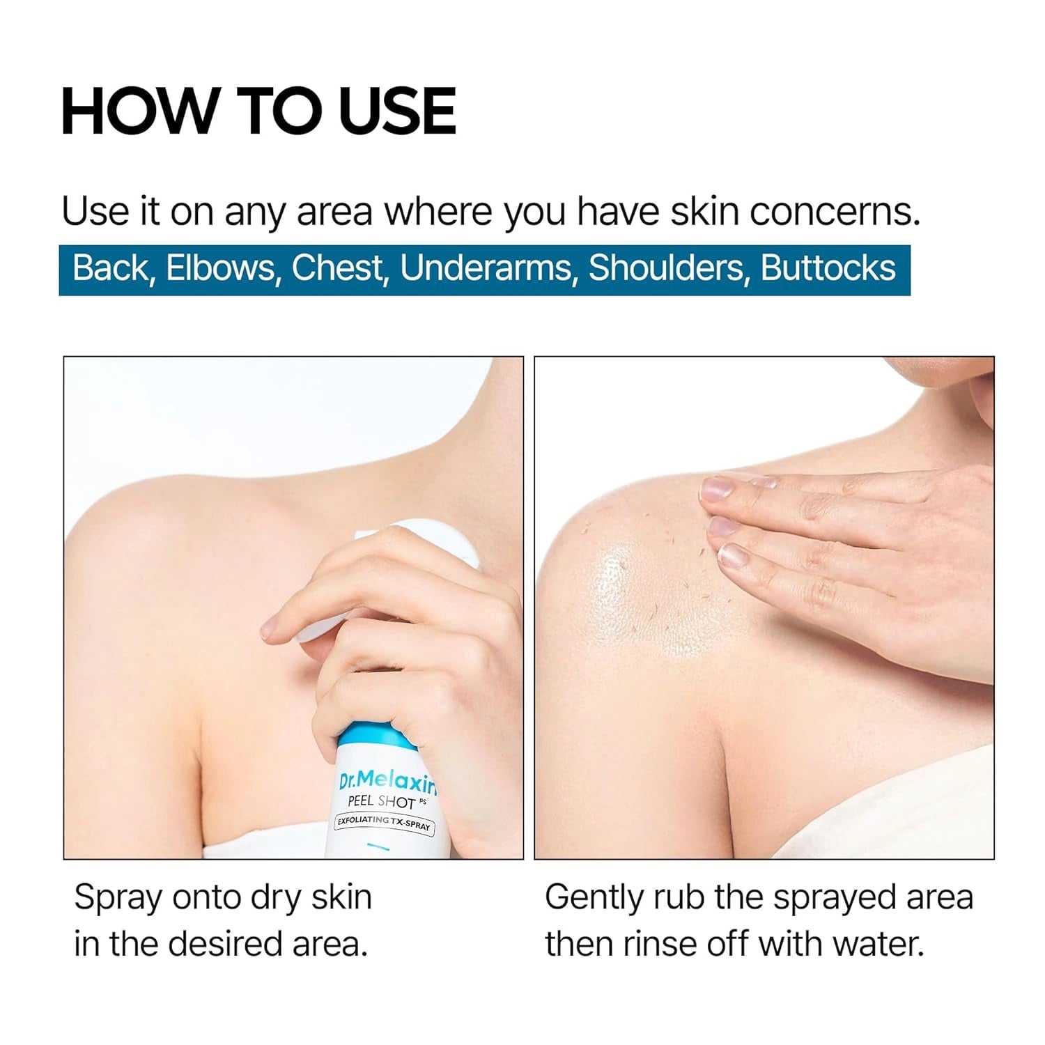 Dr.Melaxin Peel Shot PS Exfoliating TX Spray — 200ml full size