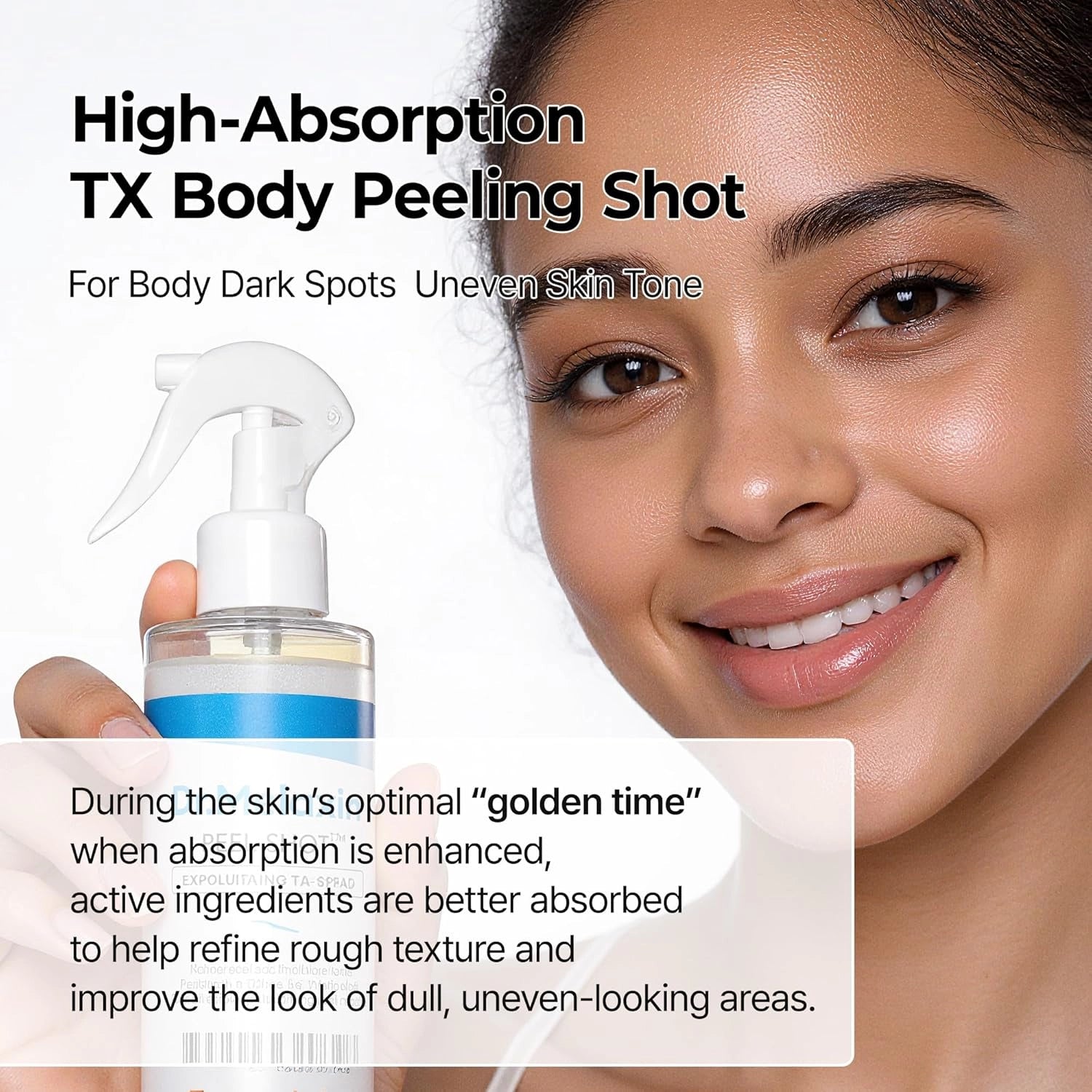 Dr.Melaxin Peel Shot PS Exfoliating TX Spray — how to use