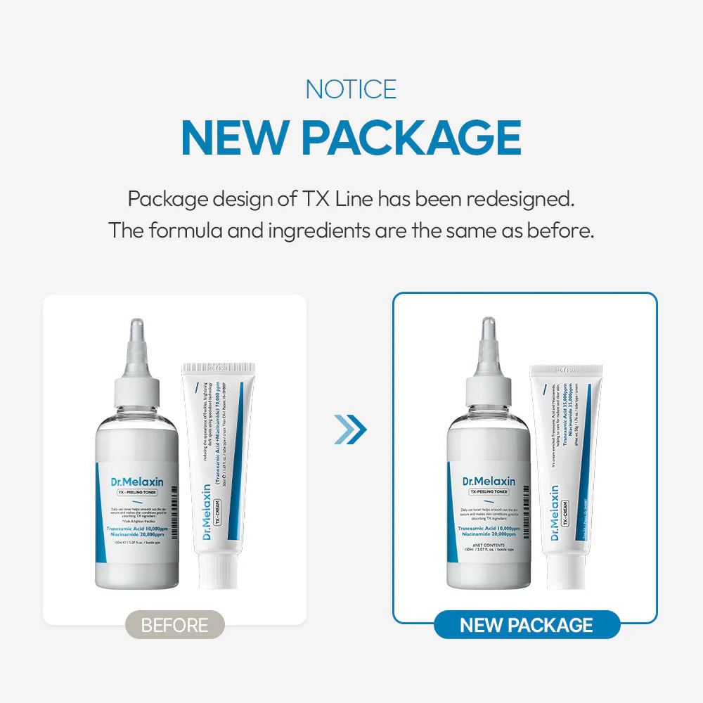 Dr.Melaxin TX Peeling Toner — tranexamic acid formula