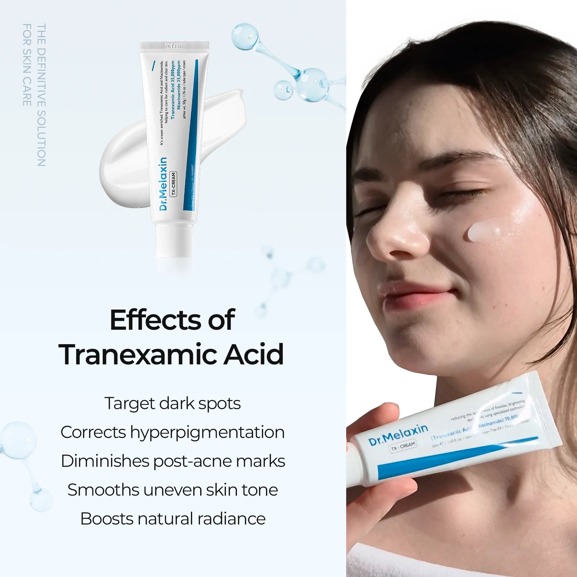 Dr.Melaxin TX Tranexamic Acid Cream — dark spot brightening