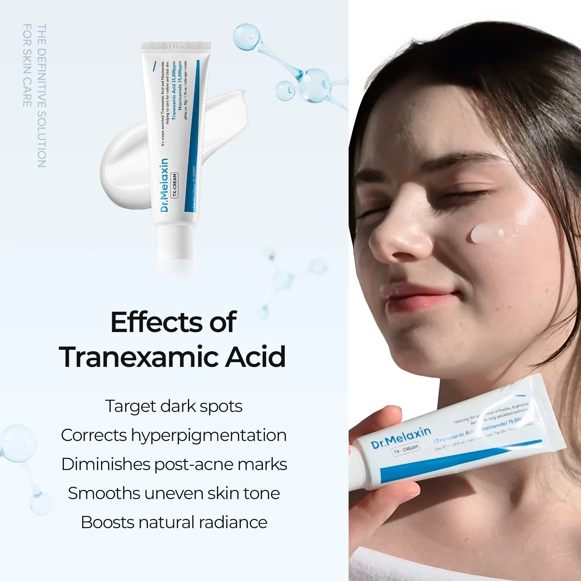 Dr.Melaxin TX Tranexamic Acid Cream — dark spot brightening