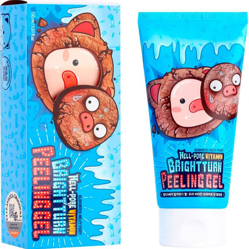 Elizavecca Milky Piggy Hell Pore Vitamin Bright Turn Peeling Gel — vitamin brightening peeling gel