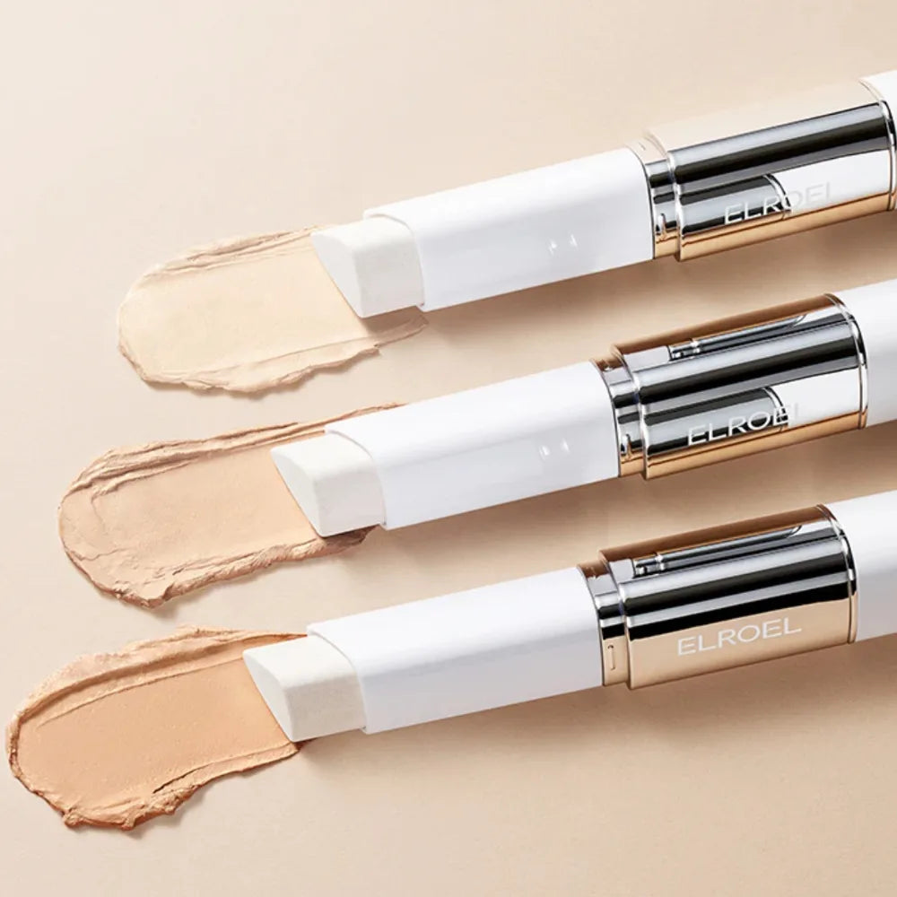 ELROEL Blanc Cover Cream Stick Deep (Dark) — application