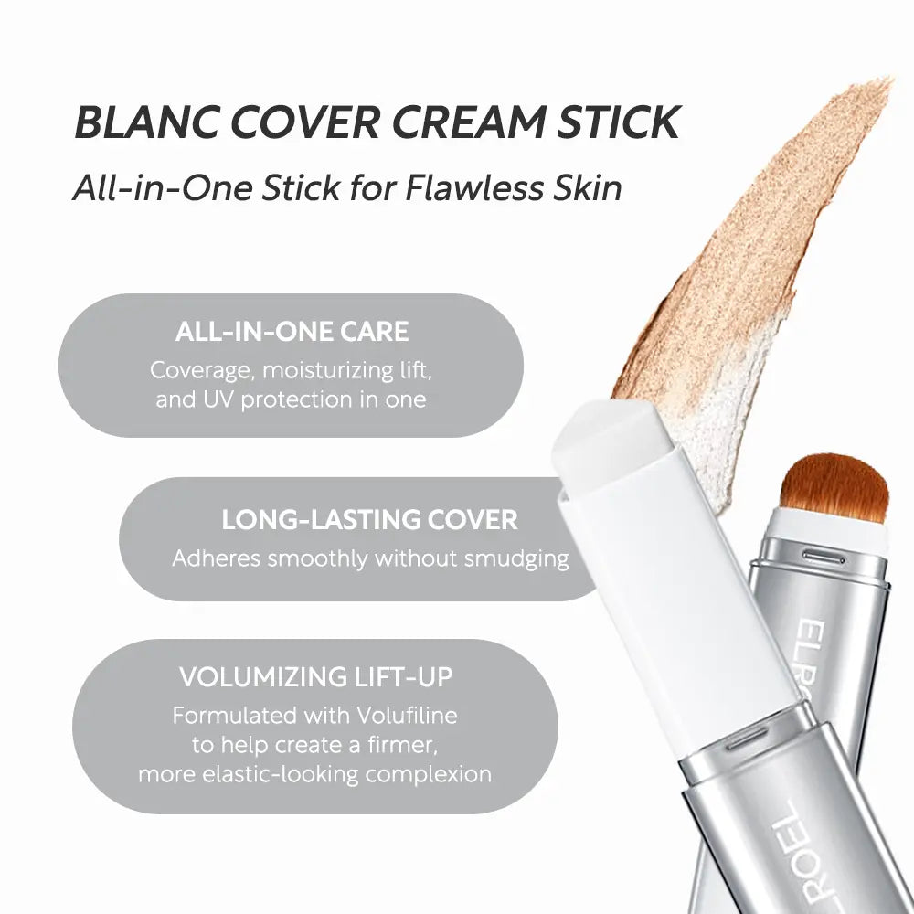 ELROEL Blanc Cover Cream Stick V202 Natural
