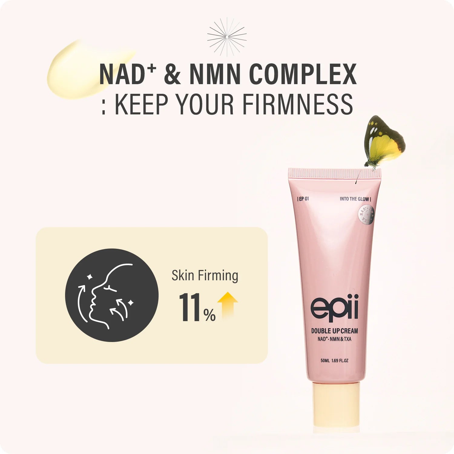 epii Double Up Cream NAD+ NMN & TXA – firmness & elasticity