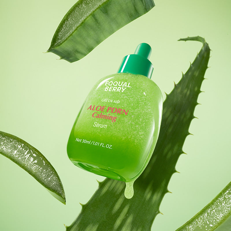 EQQUALBERRY Aloe PDRN Calming Serum — Five Ceramides Strengthen the Skin Barrier