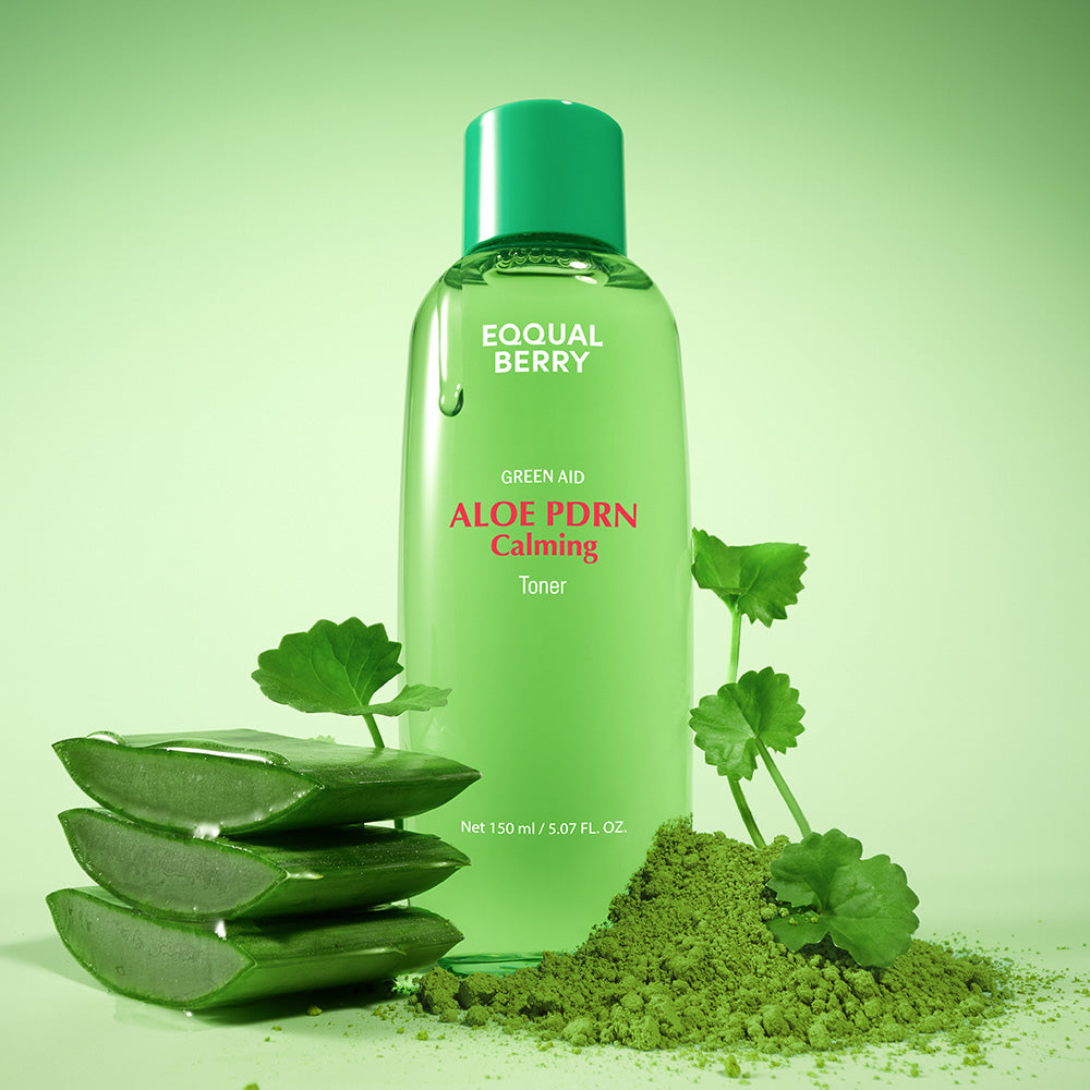 EQQUALBERRY Aloe PDRN Calming Toner — Instantly Cools and Calms Irritated Skin