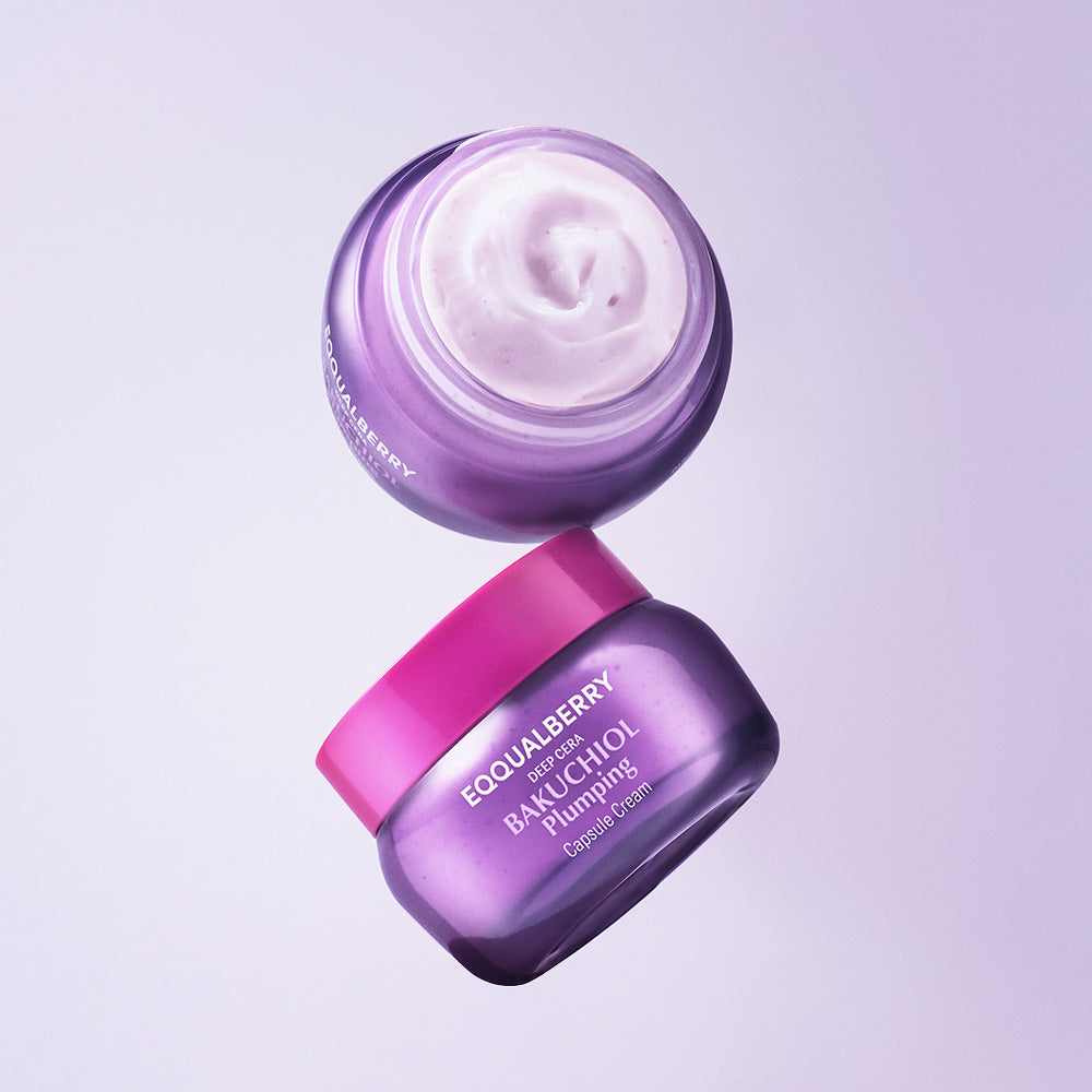 EQQUALBERRY Bakuchiol Plumping Capsule Cream — ceramide barrier