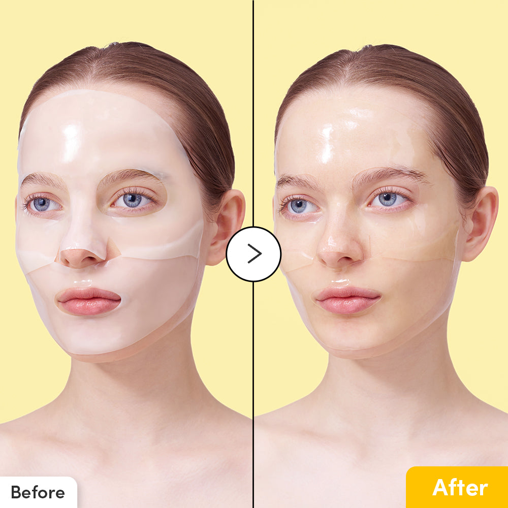 EQQUALBERRY Collagen Glow Up Hydrogel Mask — Glacier Water and 10 Hyaluronic Acids for Cooling Hydration