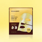 EQQUALBERRY Collagen Glow Up Hydrogel Mask 4ea
