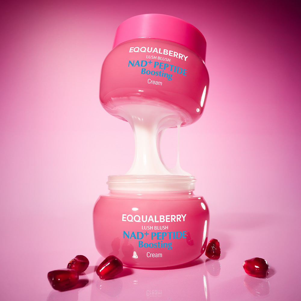 EQQUALBERRY NAD+ Peptide Boosting Cream — key ingredients