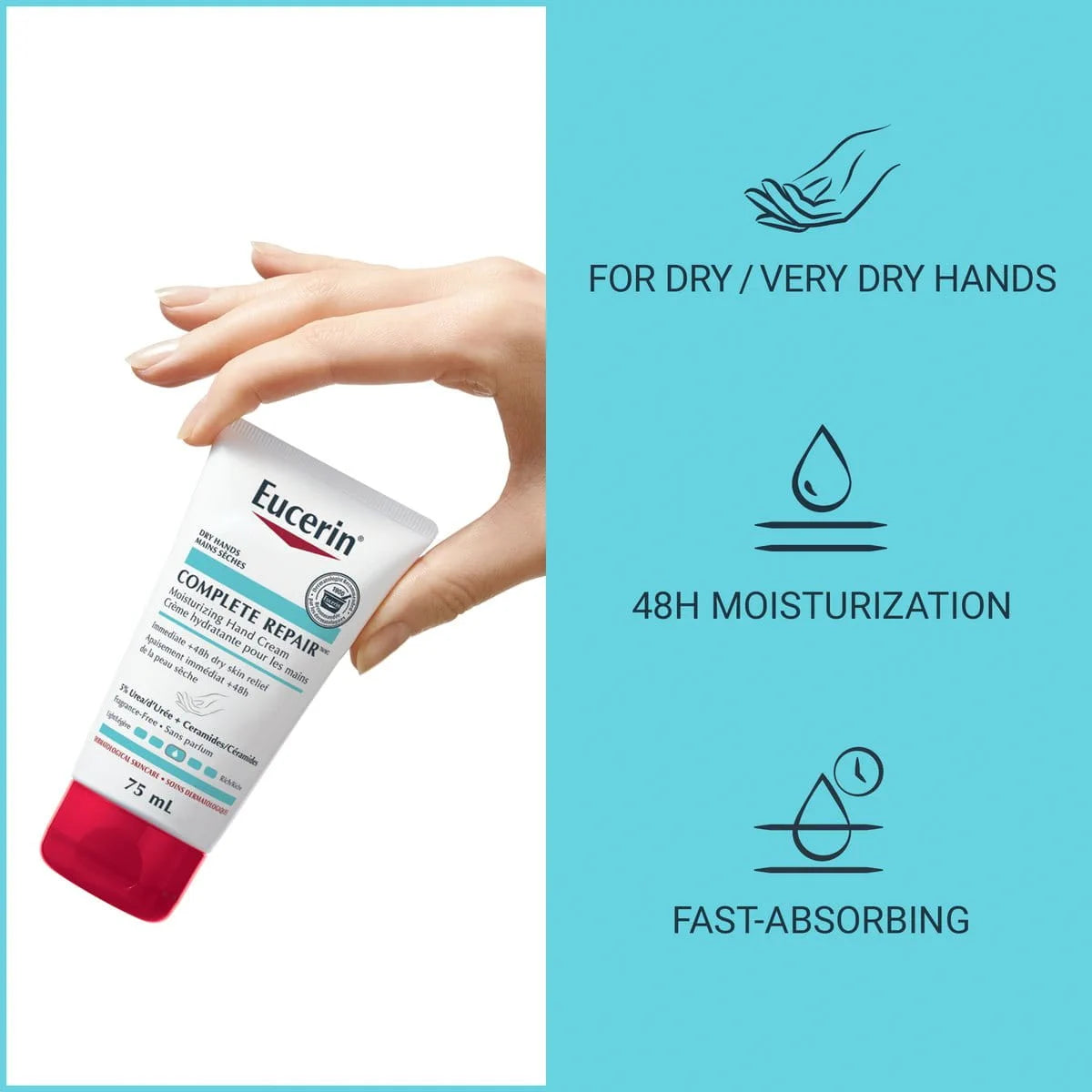 Eucerin Advanced Repair Very Dry Skin Hand Cream — advanced repair hand cream for very dry skin