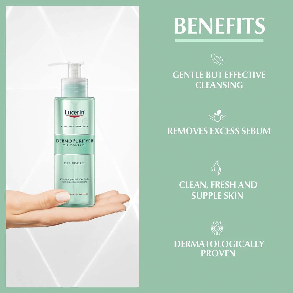 Eucerin DermoPurifyer Oil Control Cleansing Gel — oil-control cleansing gel for blemish-prone skin