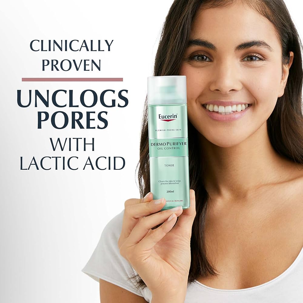 Eucerin DermoPurifyer Oil Control Toner Tonic — clarifies and refreshes blemish-prone skin
