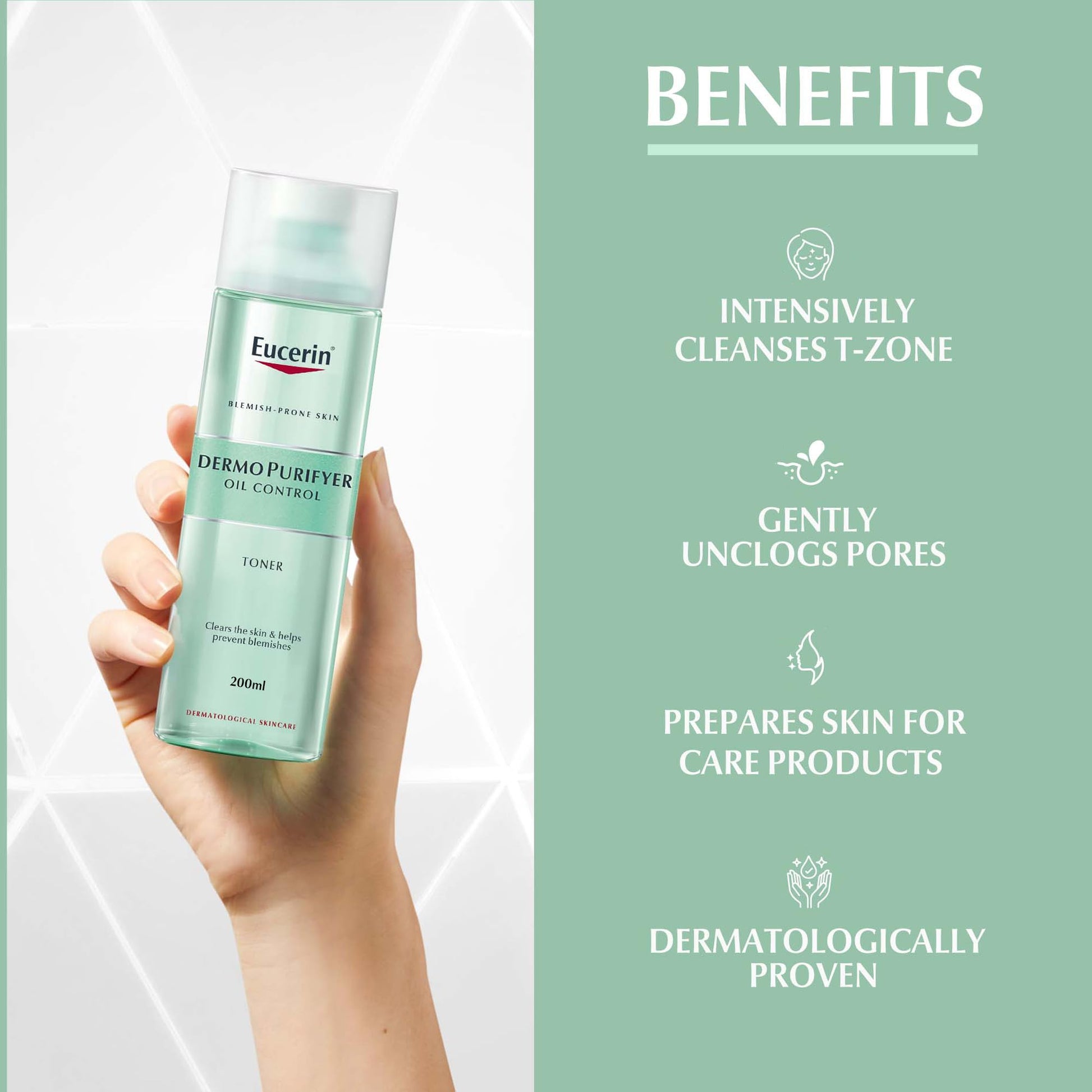 Eucerin DermoPurifyer Oil Control Toner Tonic — helps reduce excess oil and refine the look of pores