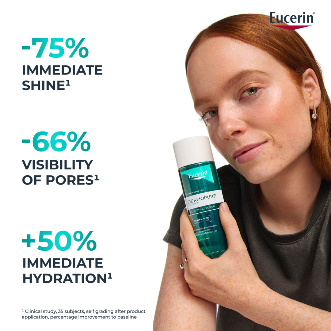 Eucerin DermoPurifyer Oil Control Toner Tonic — oil-control toner for blemish-prone skin