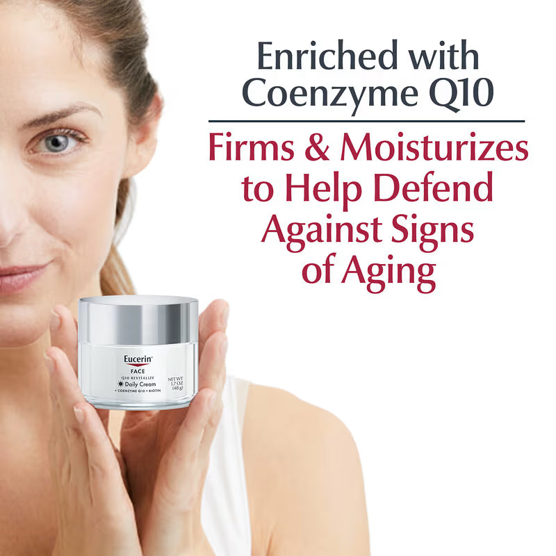 Eucerin Q10 Revitalize Daily Cream — coenzyme Q10 helps reduce the look of fine lines and wrinkles