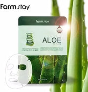 Farmstay Aloe Visible Difference Mask Sheet — aloe soothing sheet mask