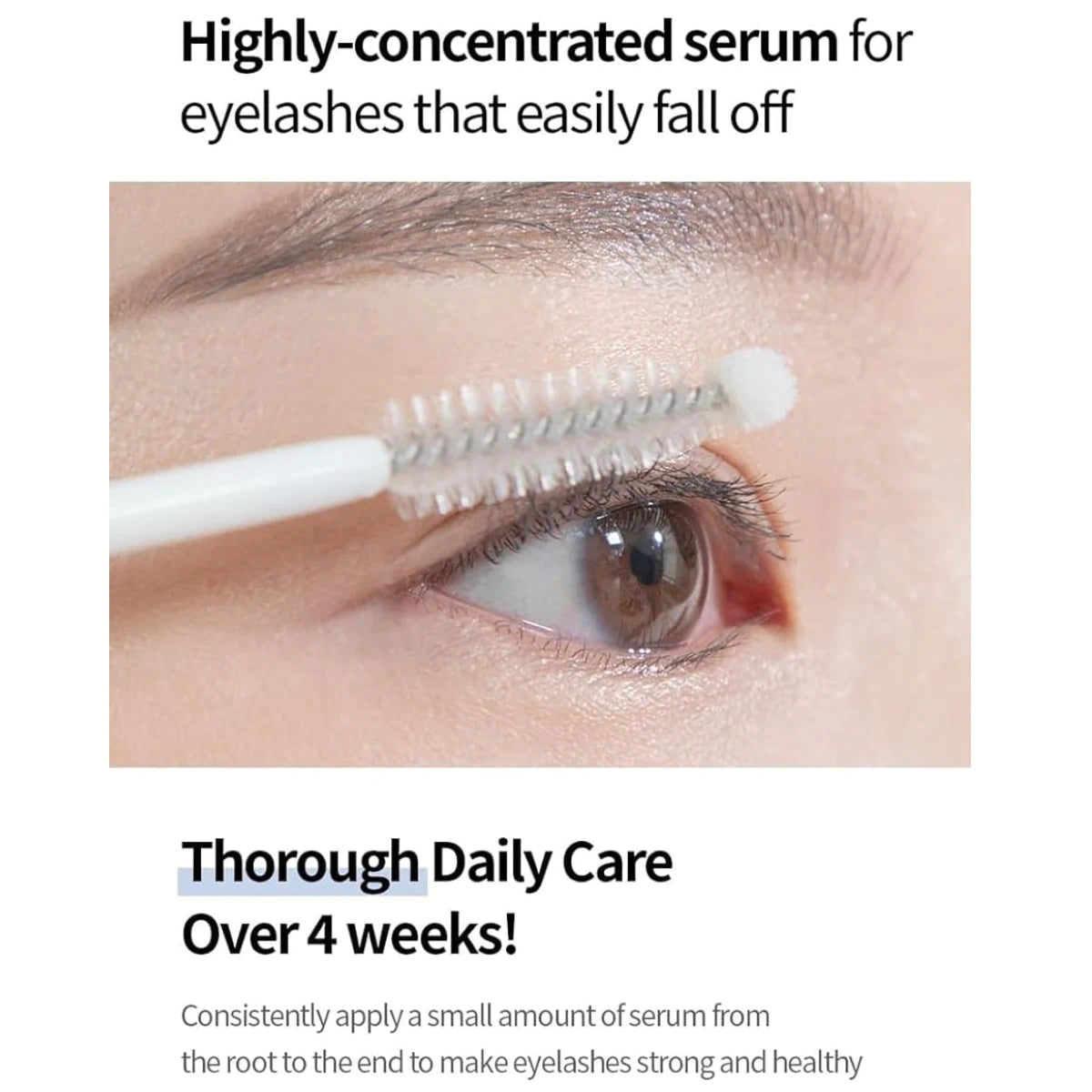 Farmstay Collagen Eyelash Serum — collagen helps condition and strengthen lashes